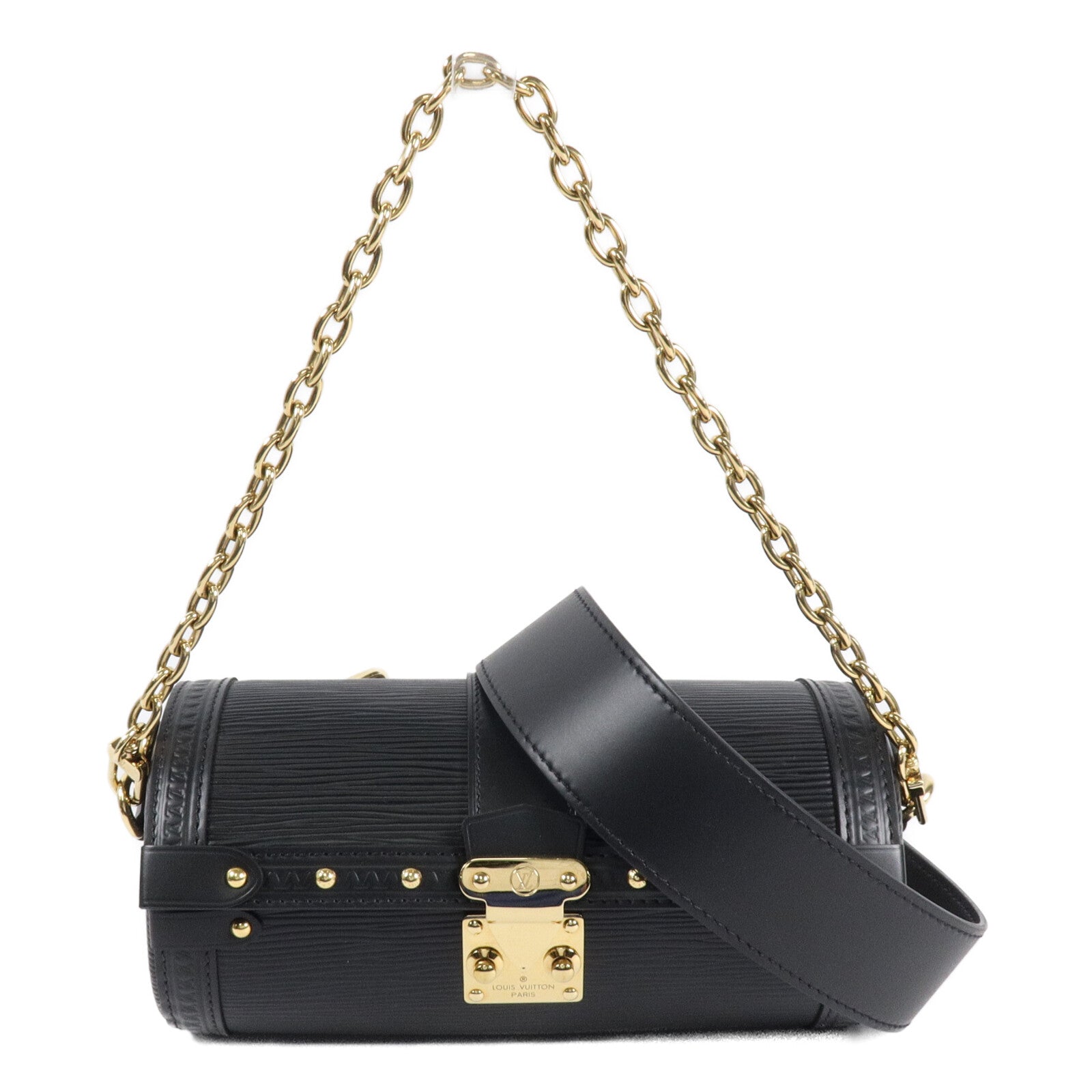 LOUIS VUITTON Epi Papillon Trunk手挽肩背兩用袋