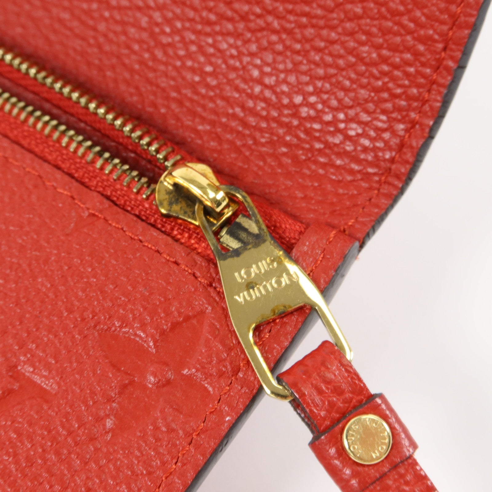 LOUIS VUITTON Monogram Empreinte Curieuse Compact金扣錢包