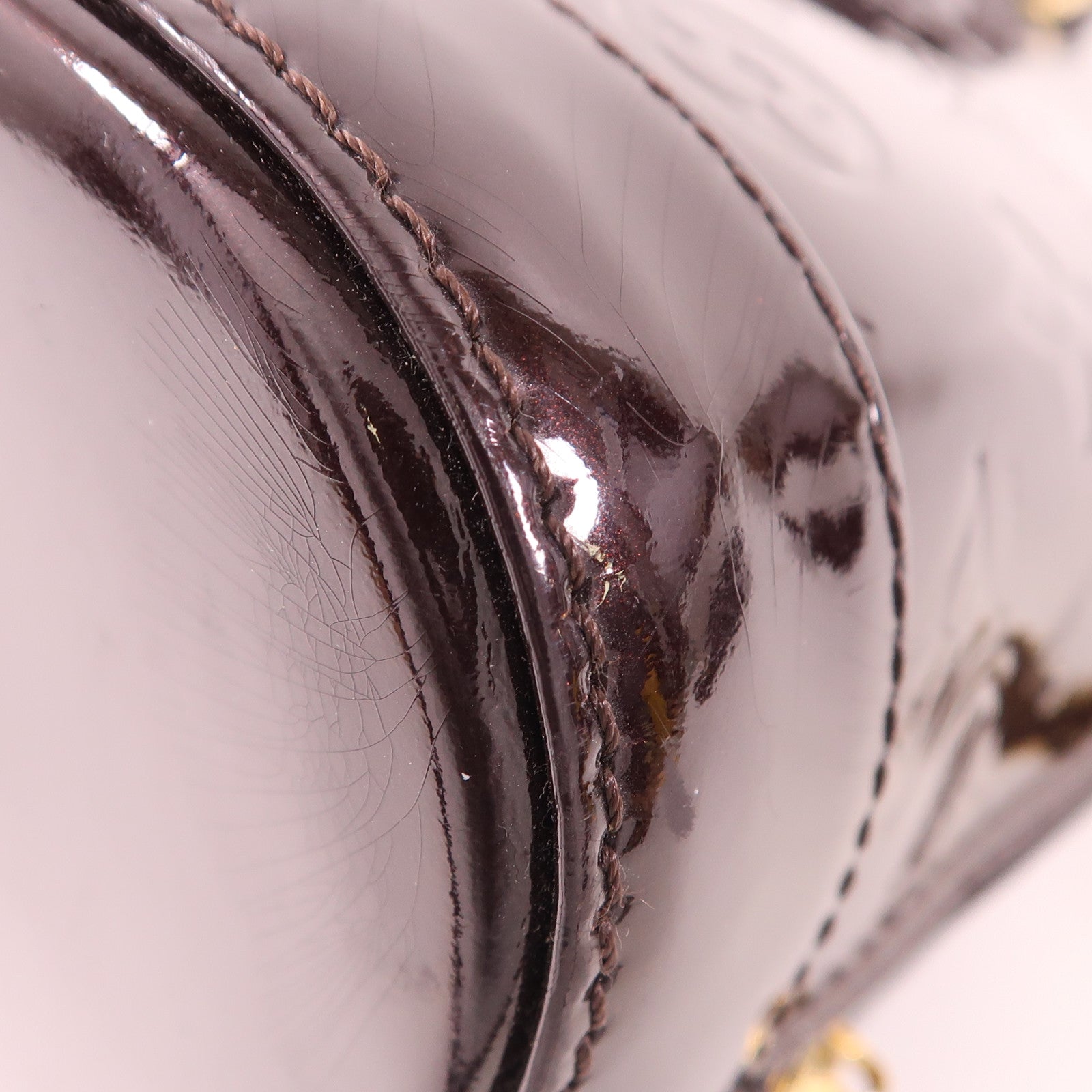 LOUIS VUITTON Vernis Alma PM金扣手挽袋