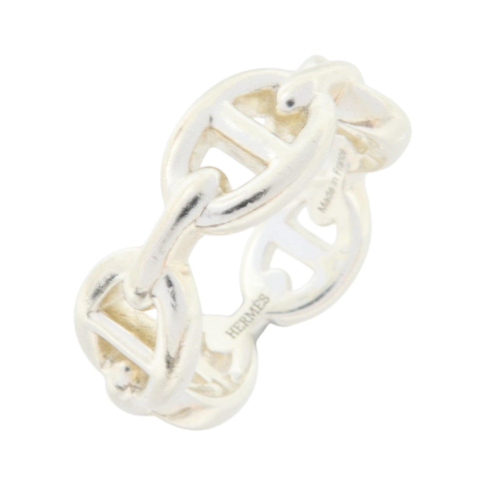HERMES 925純銀Chaine D'Ancre Ring戒指