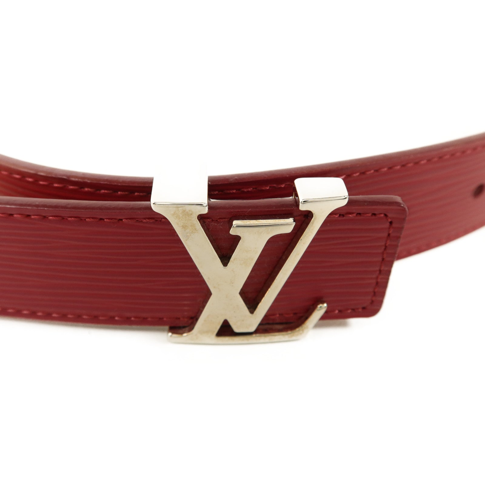 LOUIS VUITTON Epi Initials Belt 85cm皮帶