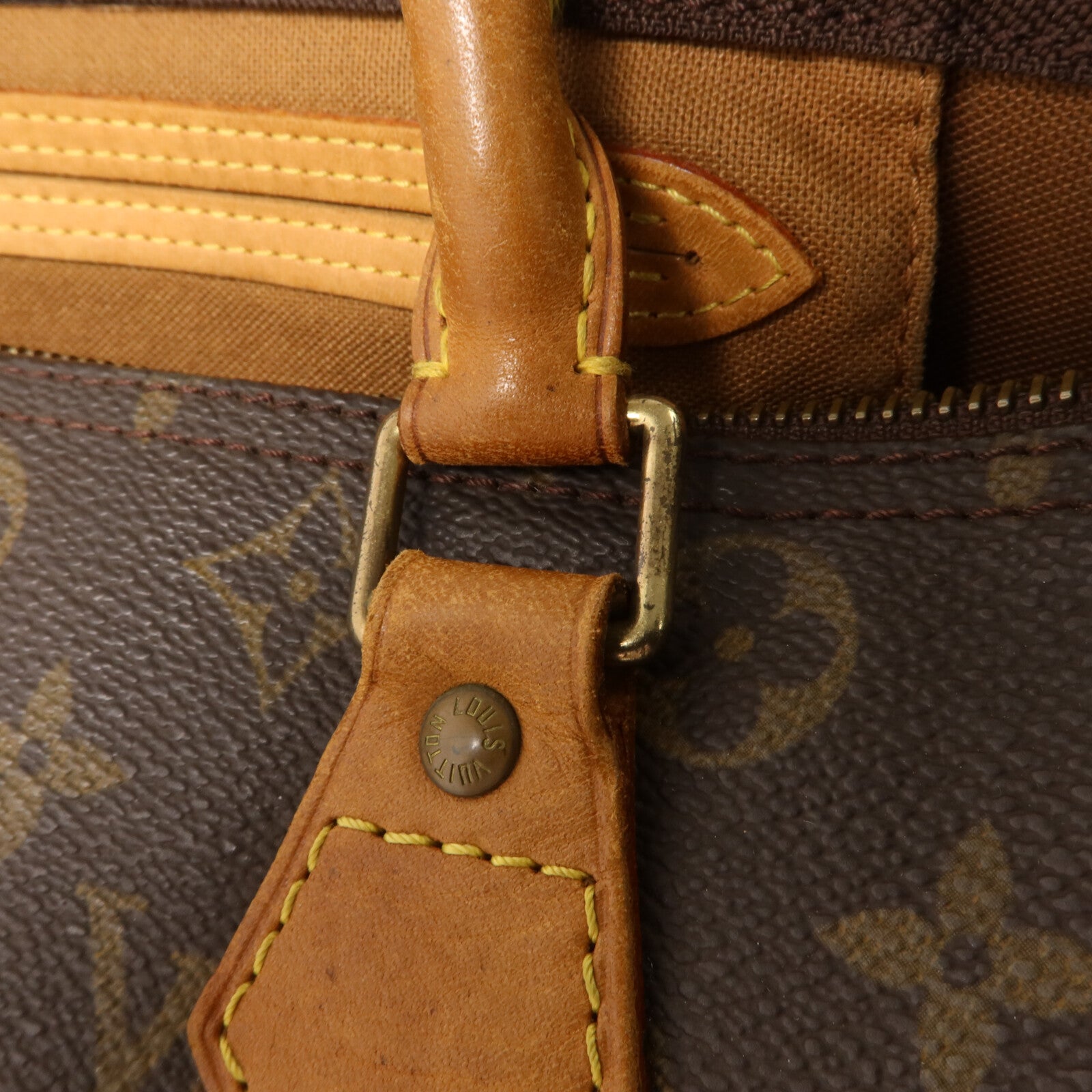 LOUIS VUITTON Monogram Speedy 30金扣手挽袋