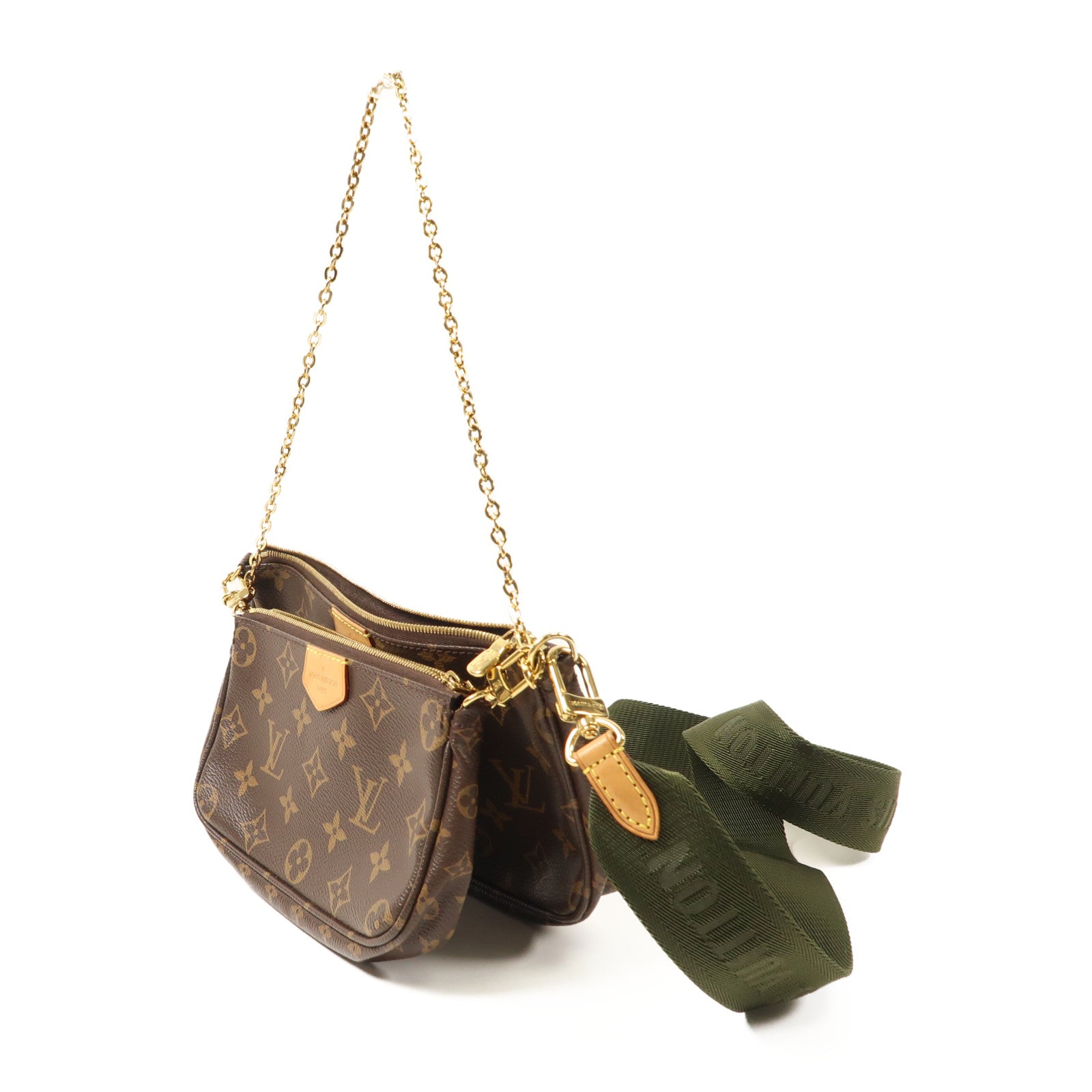 LOUIS VUITTON Monogram Multi Pochette Accessoires金扣肩背袋