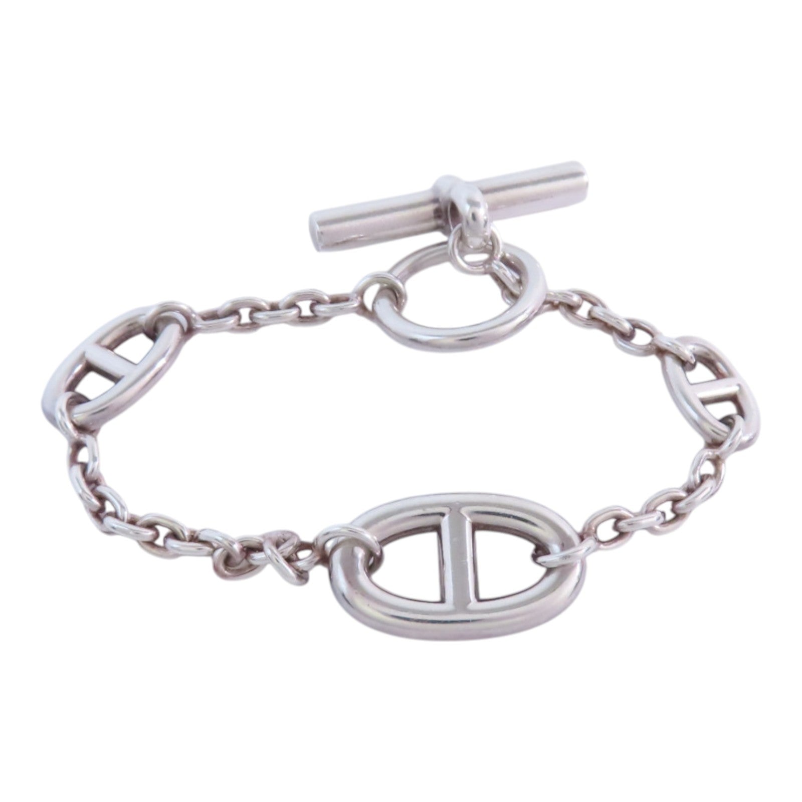 HERMES 925純銀Farandole Bracelet銀扣手鏈