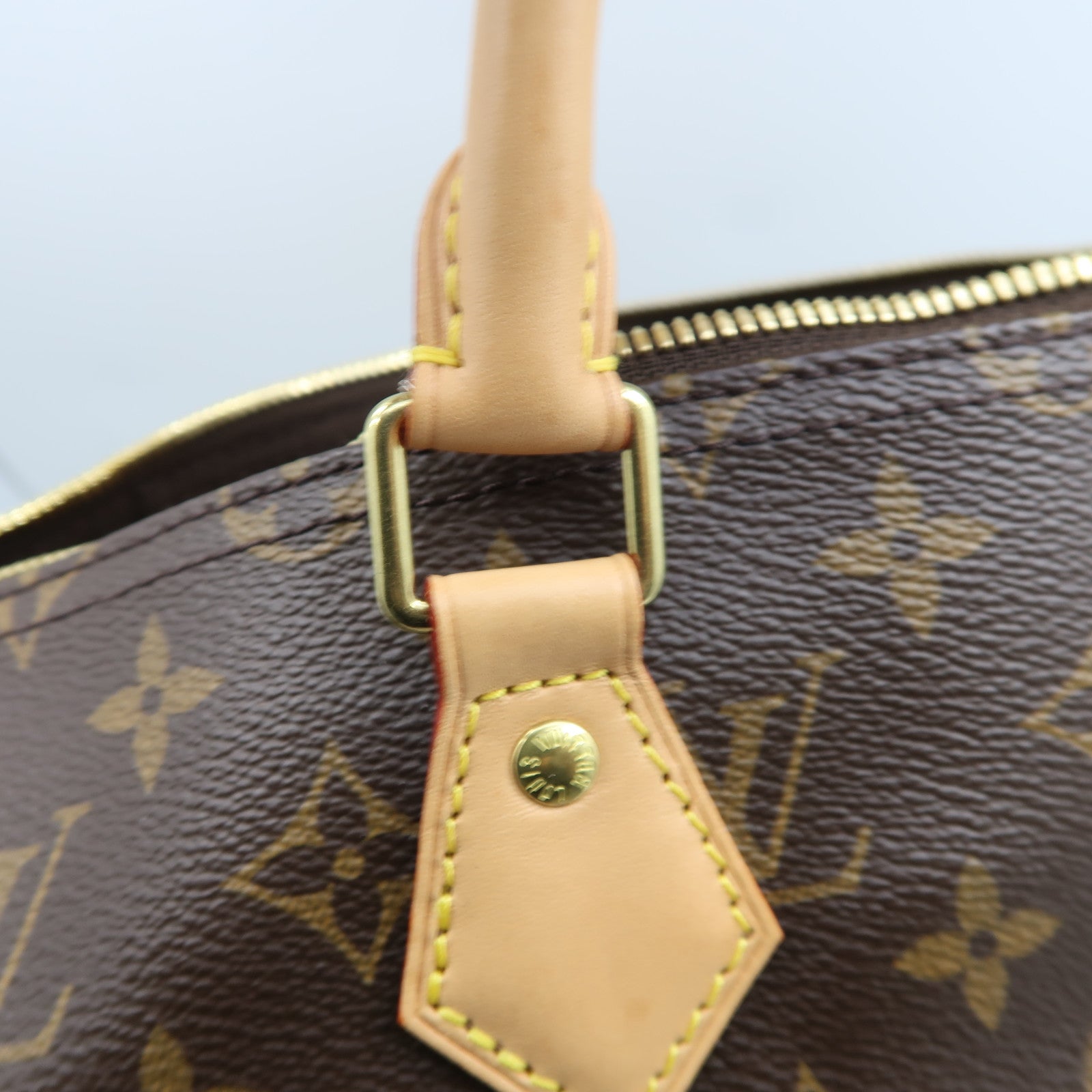 LOUIS VUITTON Monogram Speedy Bandouliere 35金扣手挽肩背兩用袋啡色