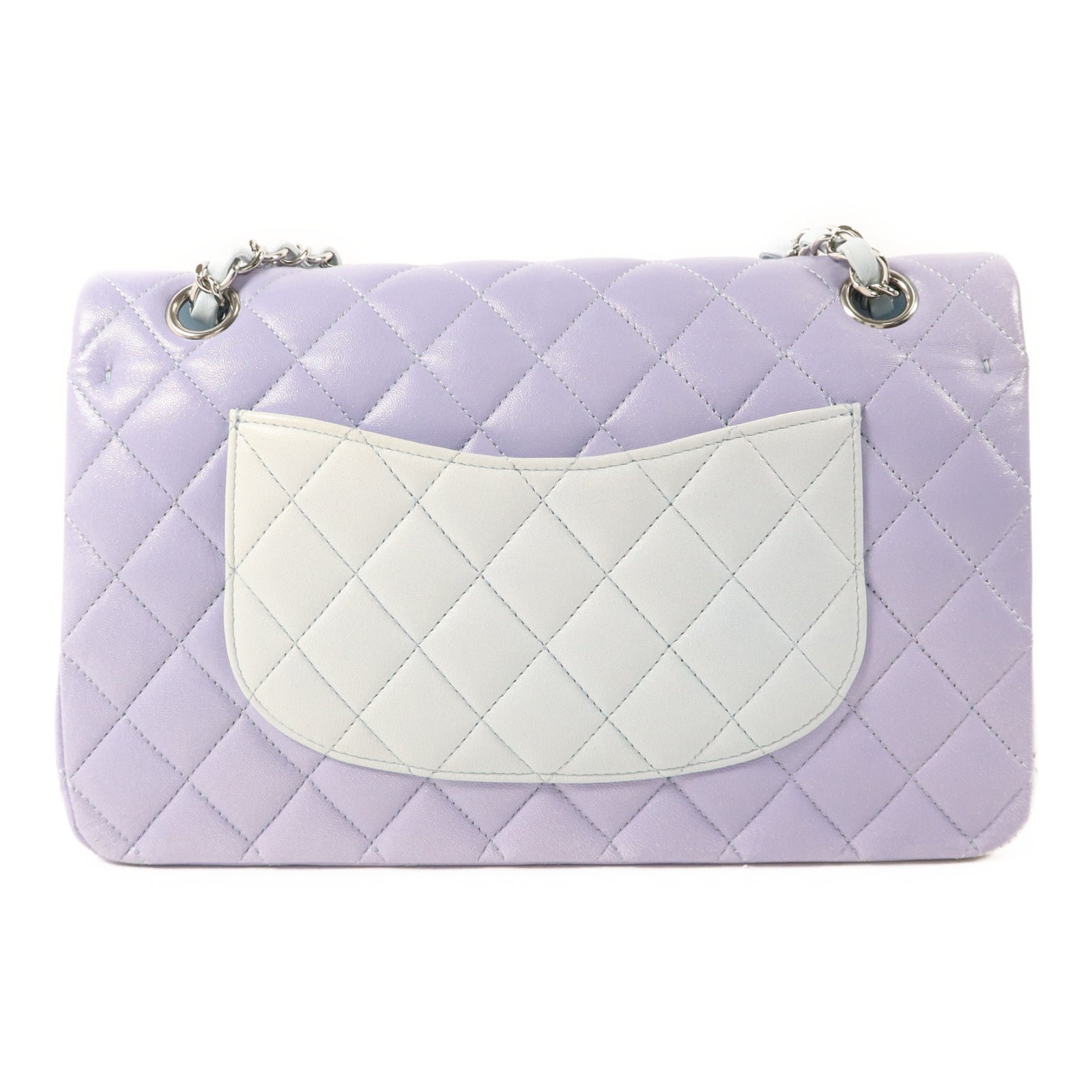 CHANEL 牛皮皮革Classic 25銀扣鏈帶肩背袋