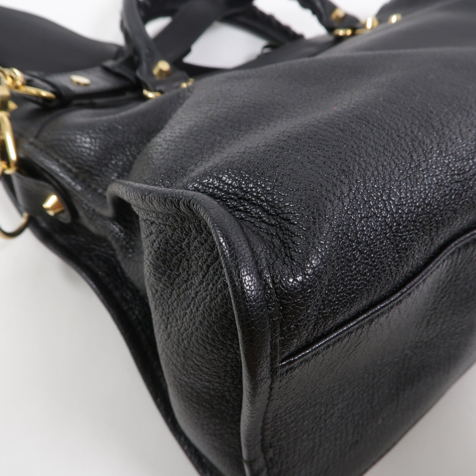 BALENCIAGA 牛皮皮革Metallic Edge City手挽肩背兩用袋