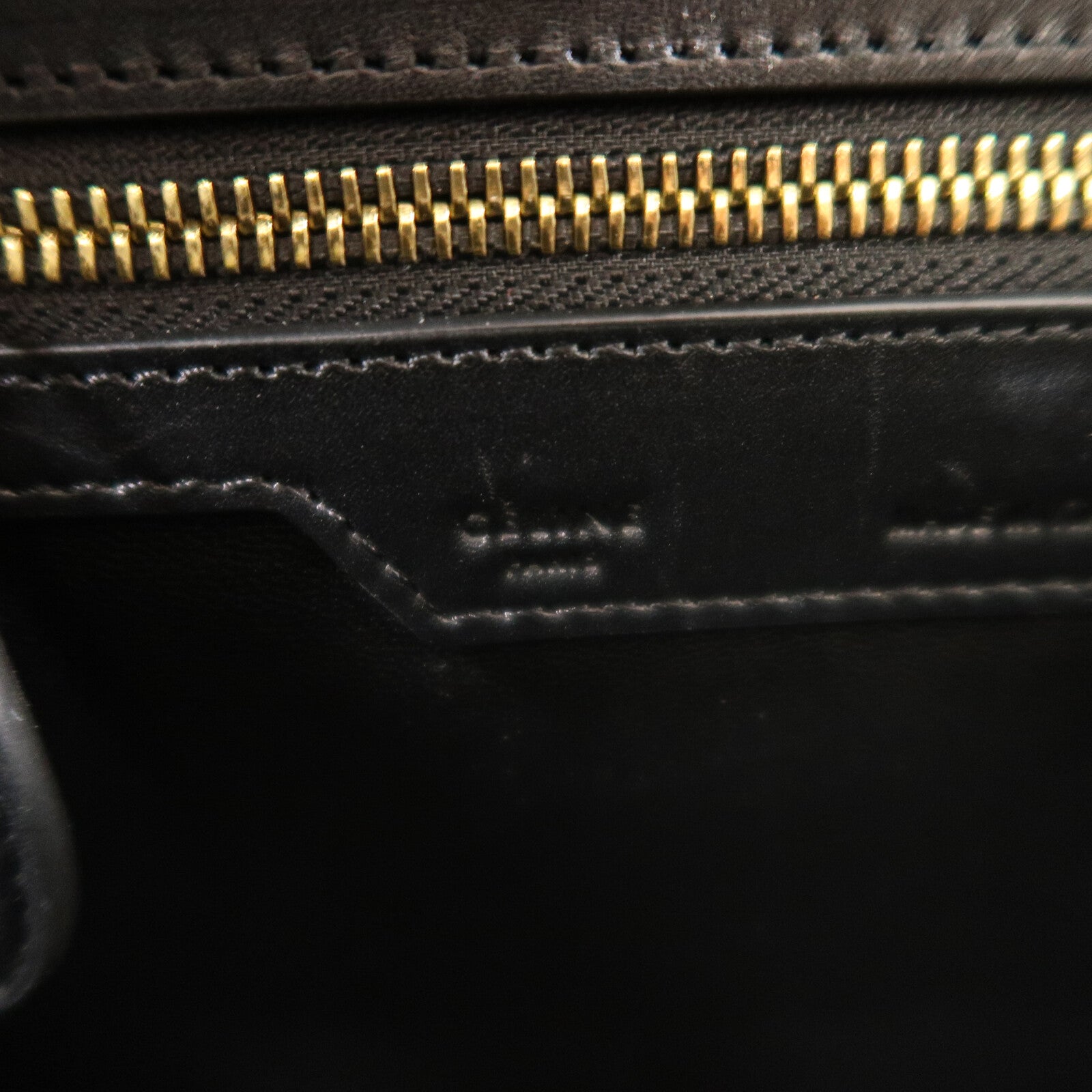 CELINE 牛皮/麂皮皮革Mirco Luggage手挽袋