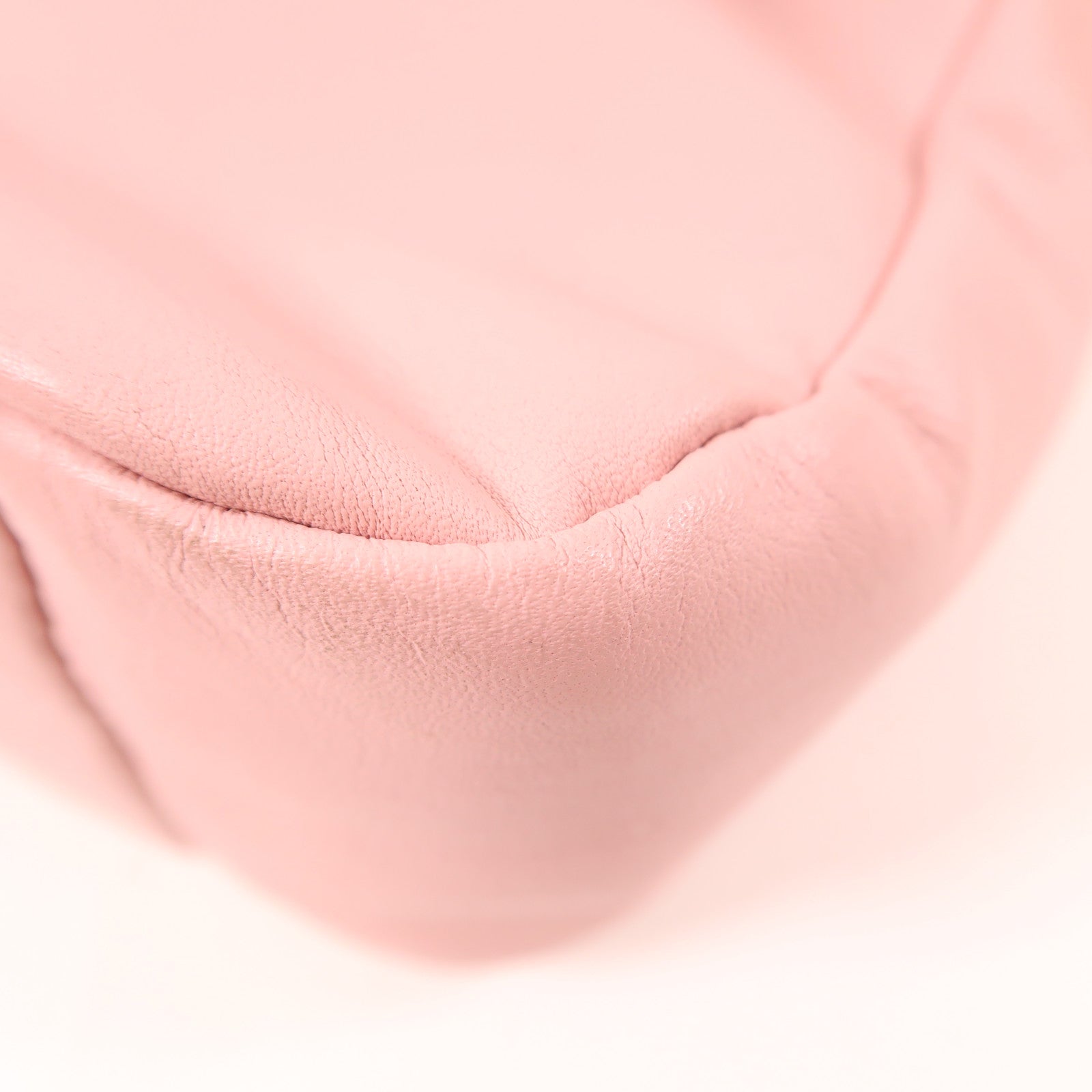 COACH 牛皮皮革2 Way Shoulder銀扣手挽肩背兩用袋粉紅色