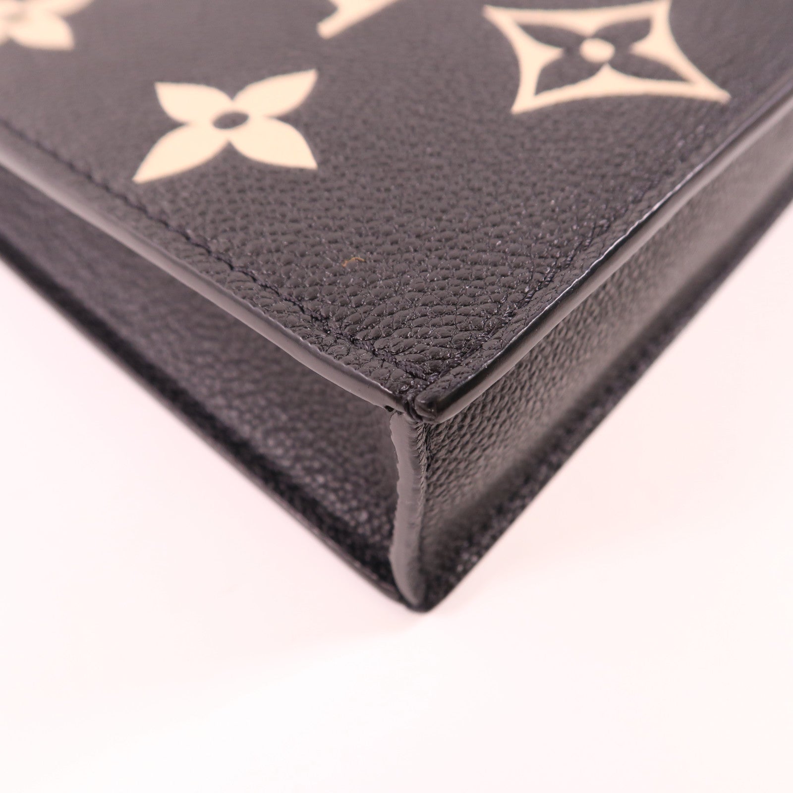 LOUIS VUITTON LV Petit Sac Plat 2Way Shoulder Handbag M57937 Monogram Eepreinte