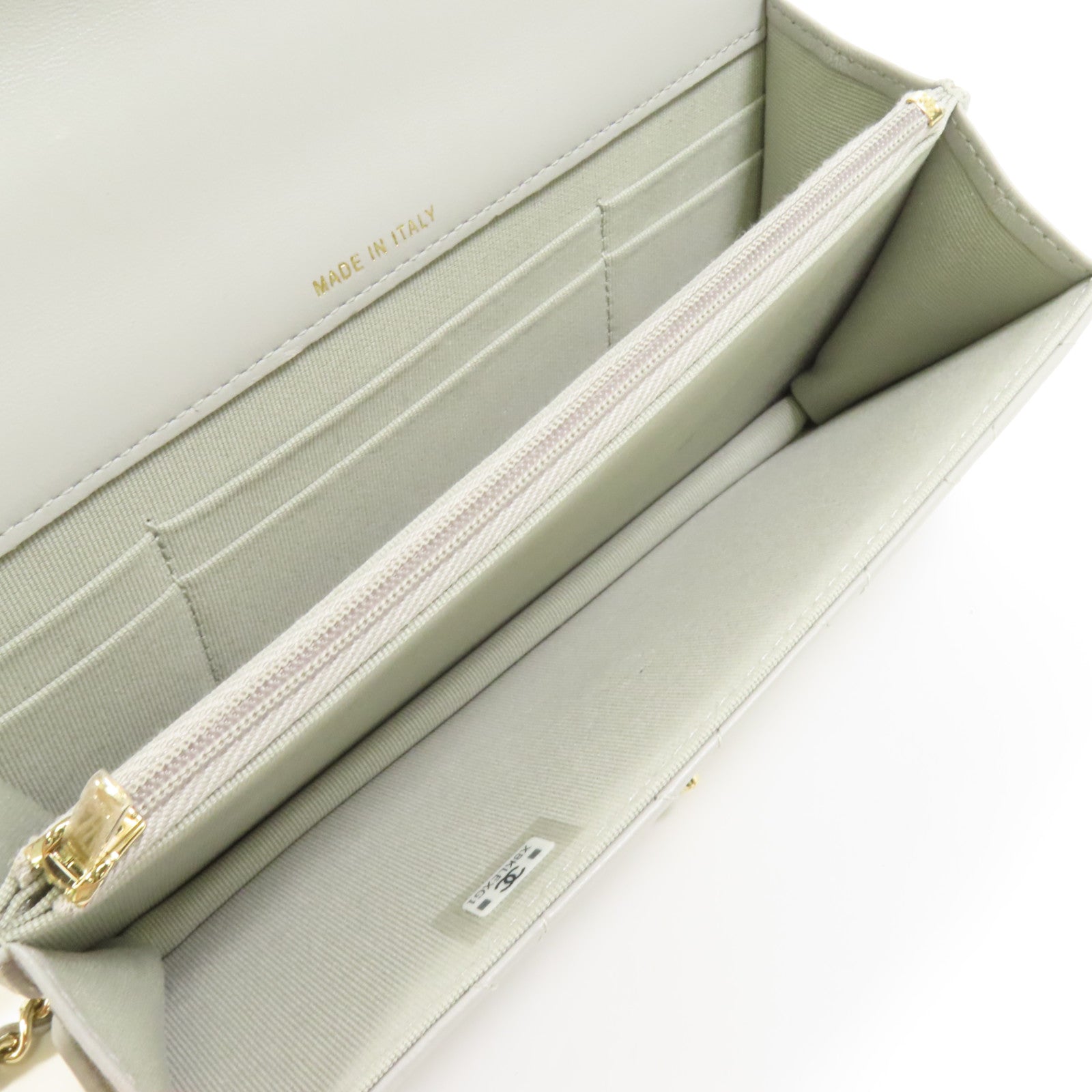 CHANEL 羊皮皮革Chain Shoulder金扣手挽肩背兩用袋