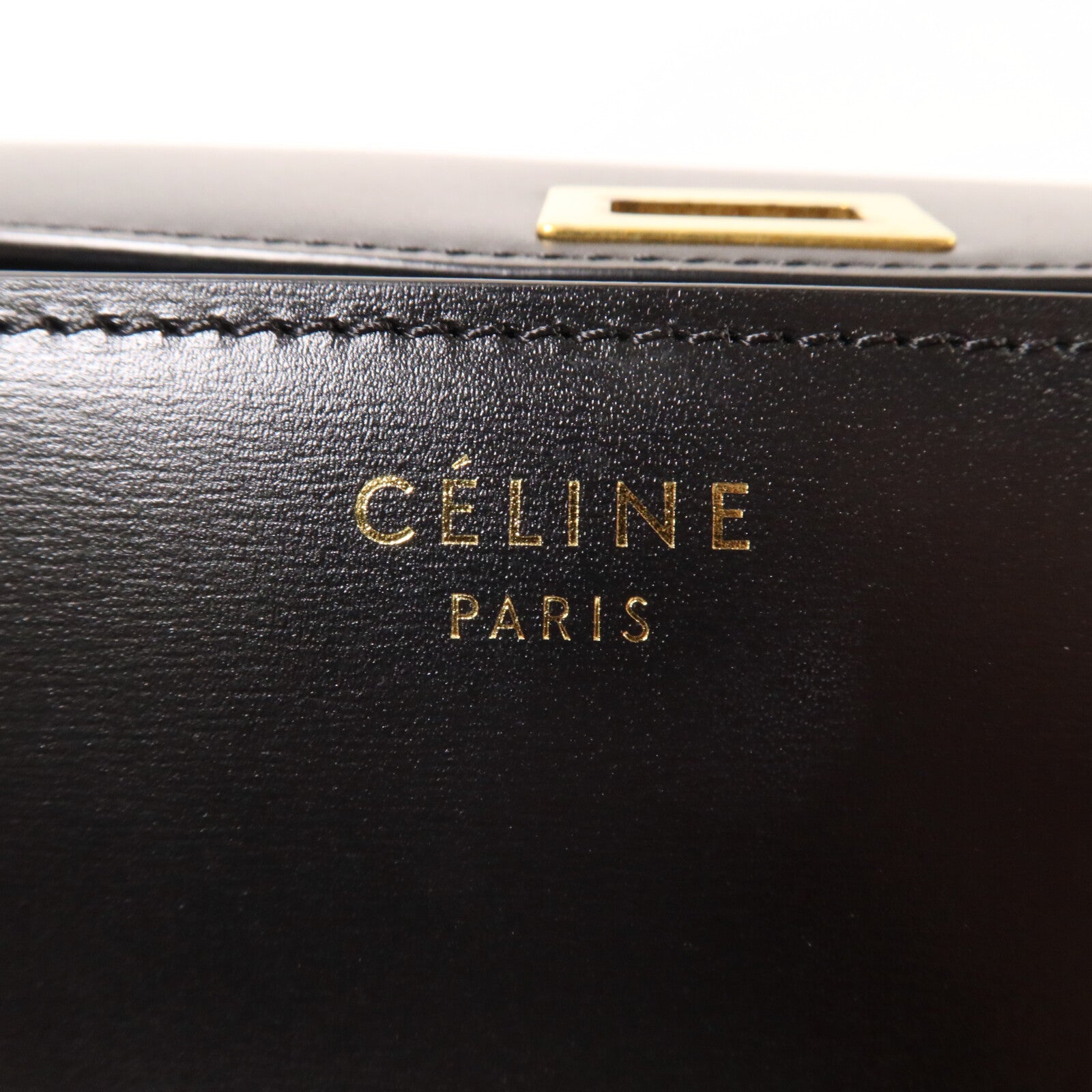 CELINE 牛皮皮革Classic BoxMedium肩背袋