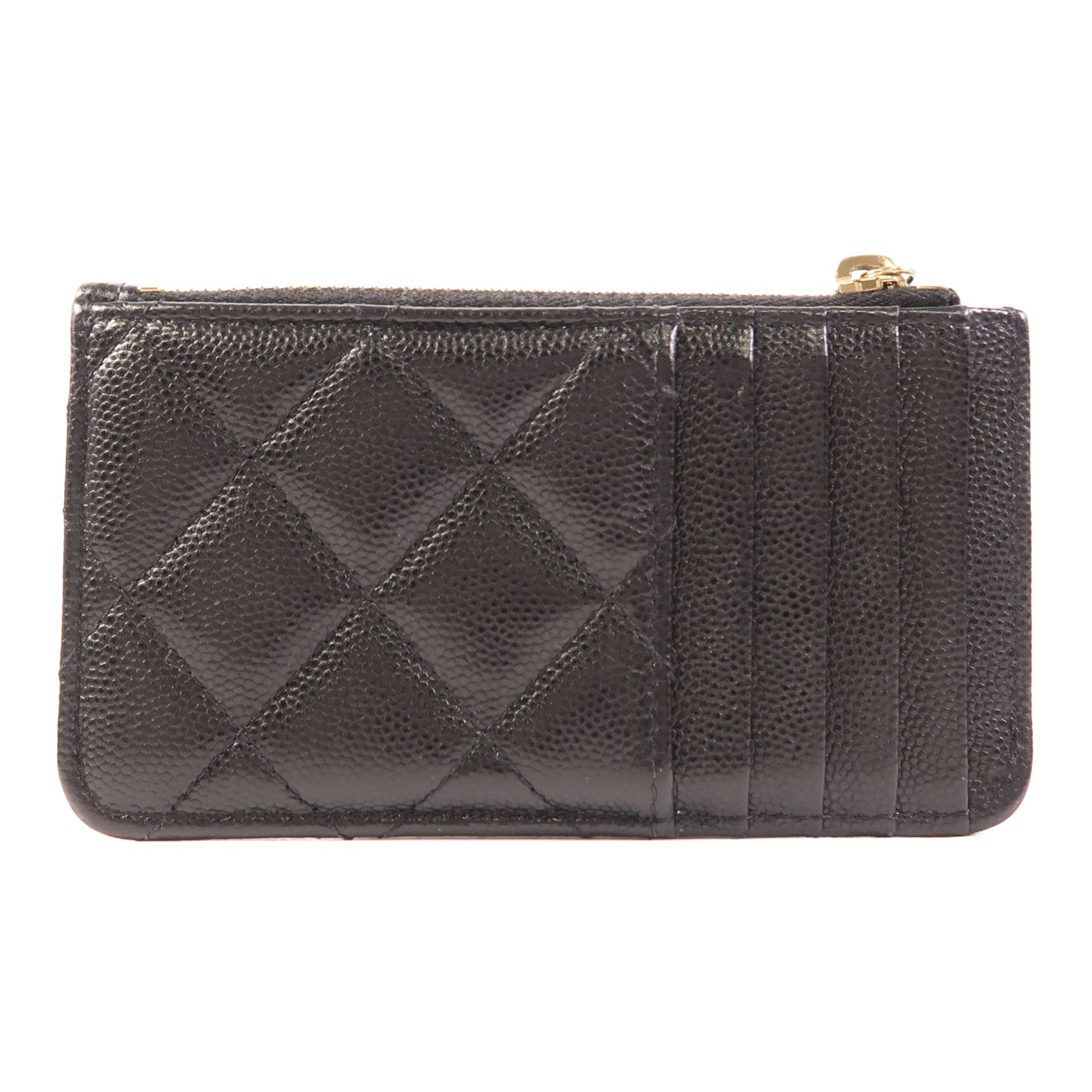CHANEL 牛皮皮革Card Case金扣卡片套