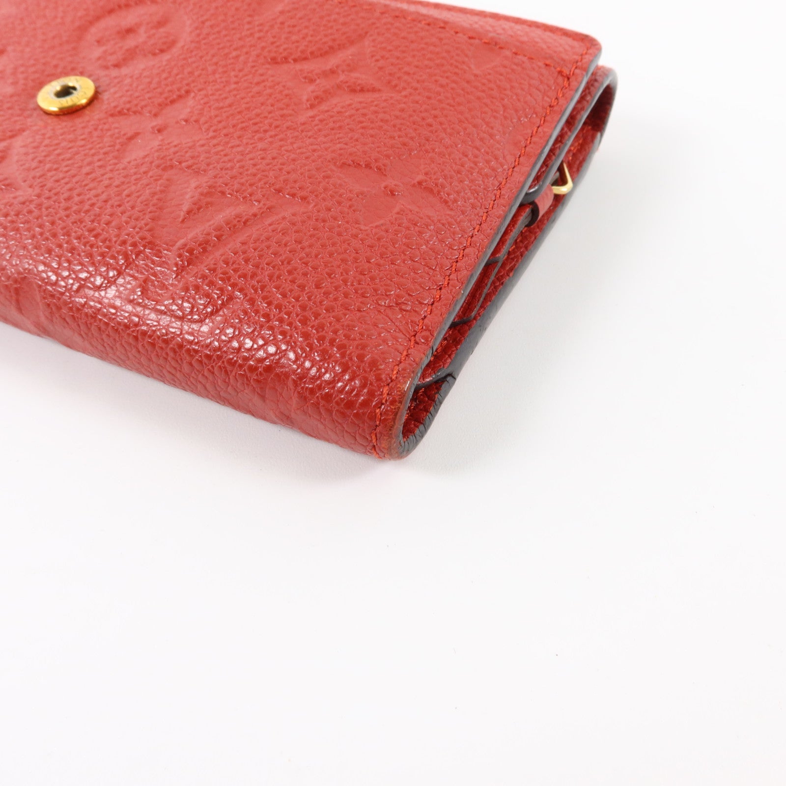 LOUIS VUITTON Monogram Empreinte Curieuse Compact金扣錢包
