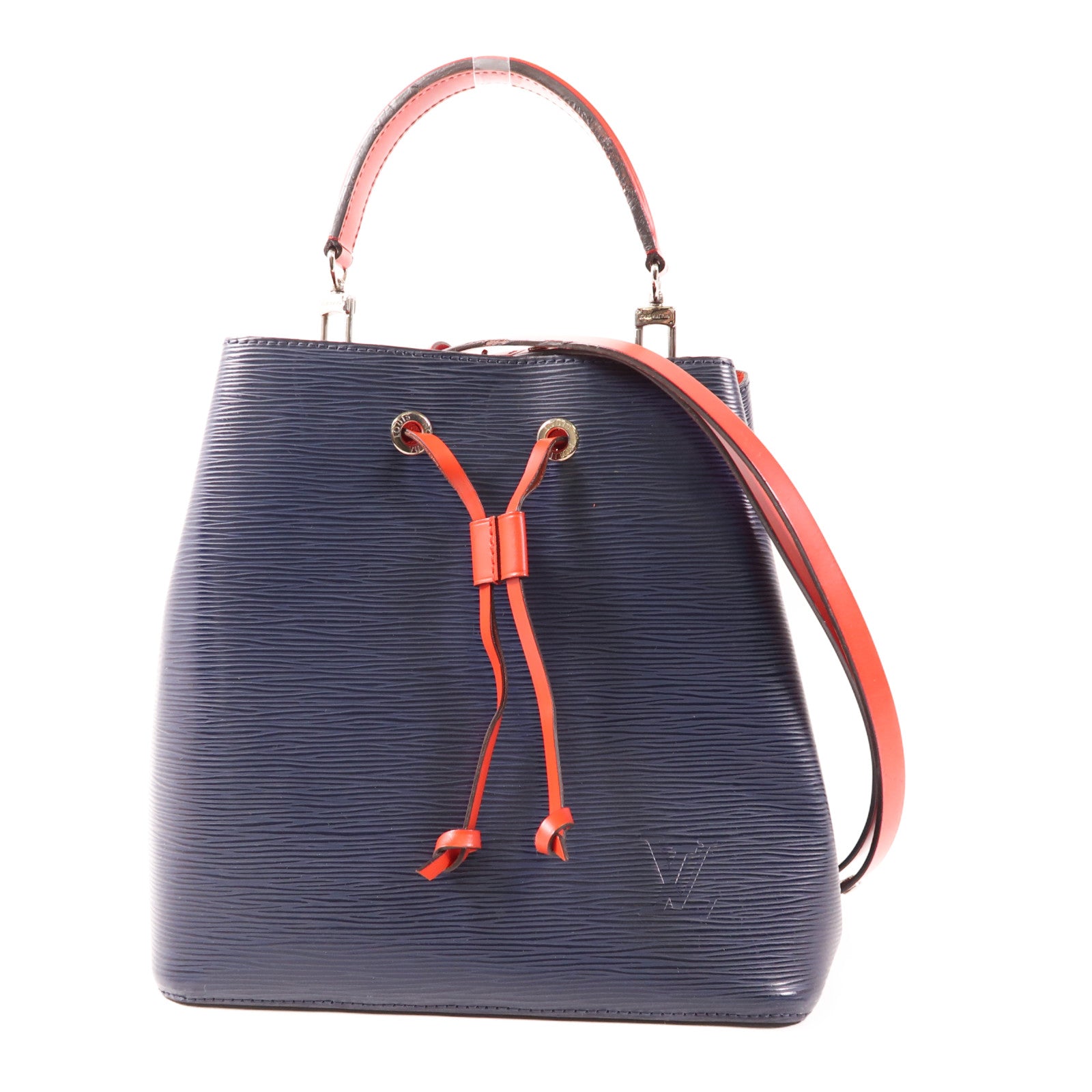 LOUIS VUITTON LV SHW NeoNoe MM 2 Way Shoulder Bag Epi M54367 Navy