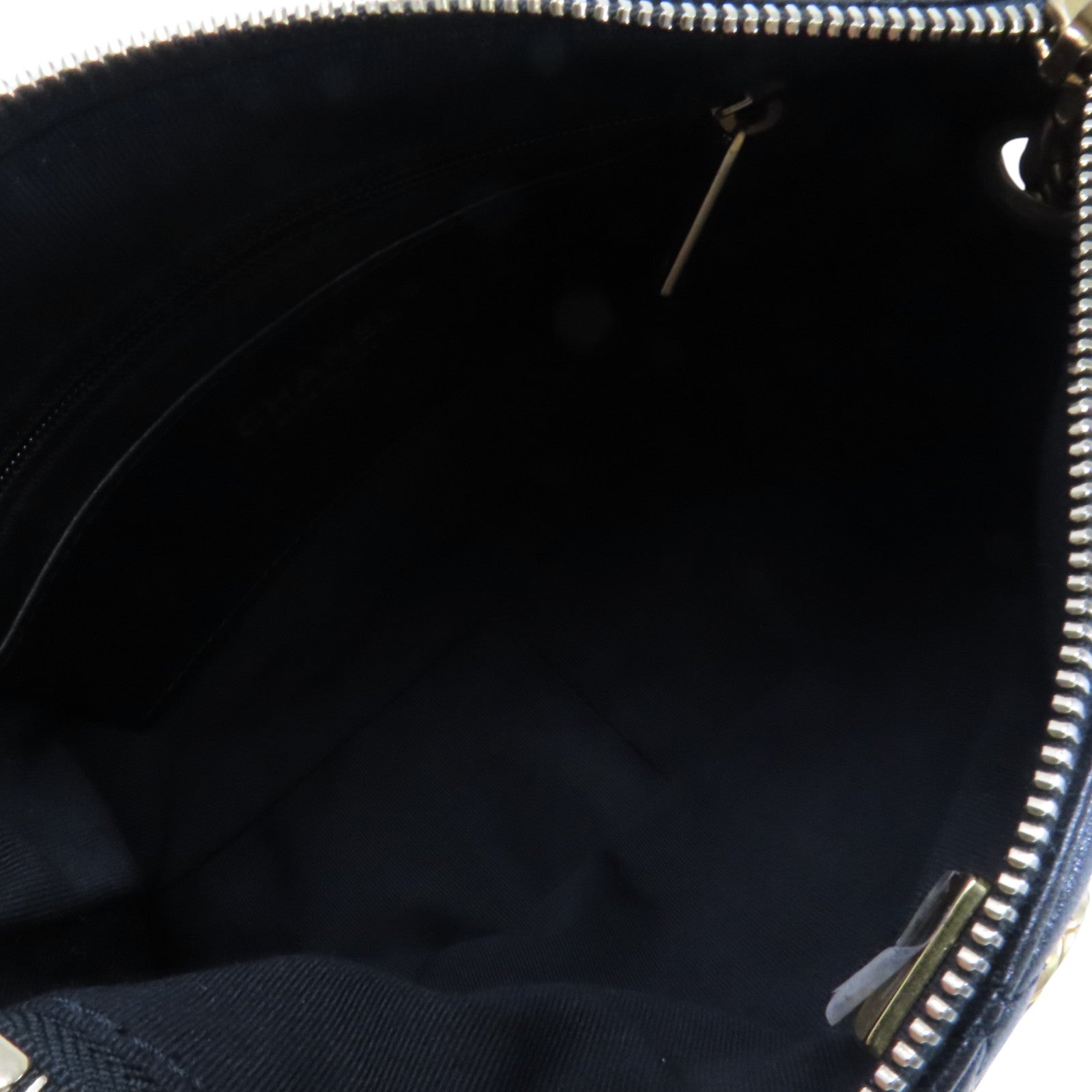 CHANEL 羊皮皮革Chain Shoulder金扣鏈帶肩背袋