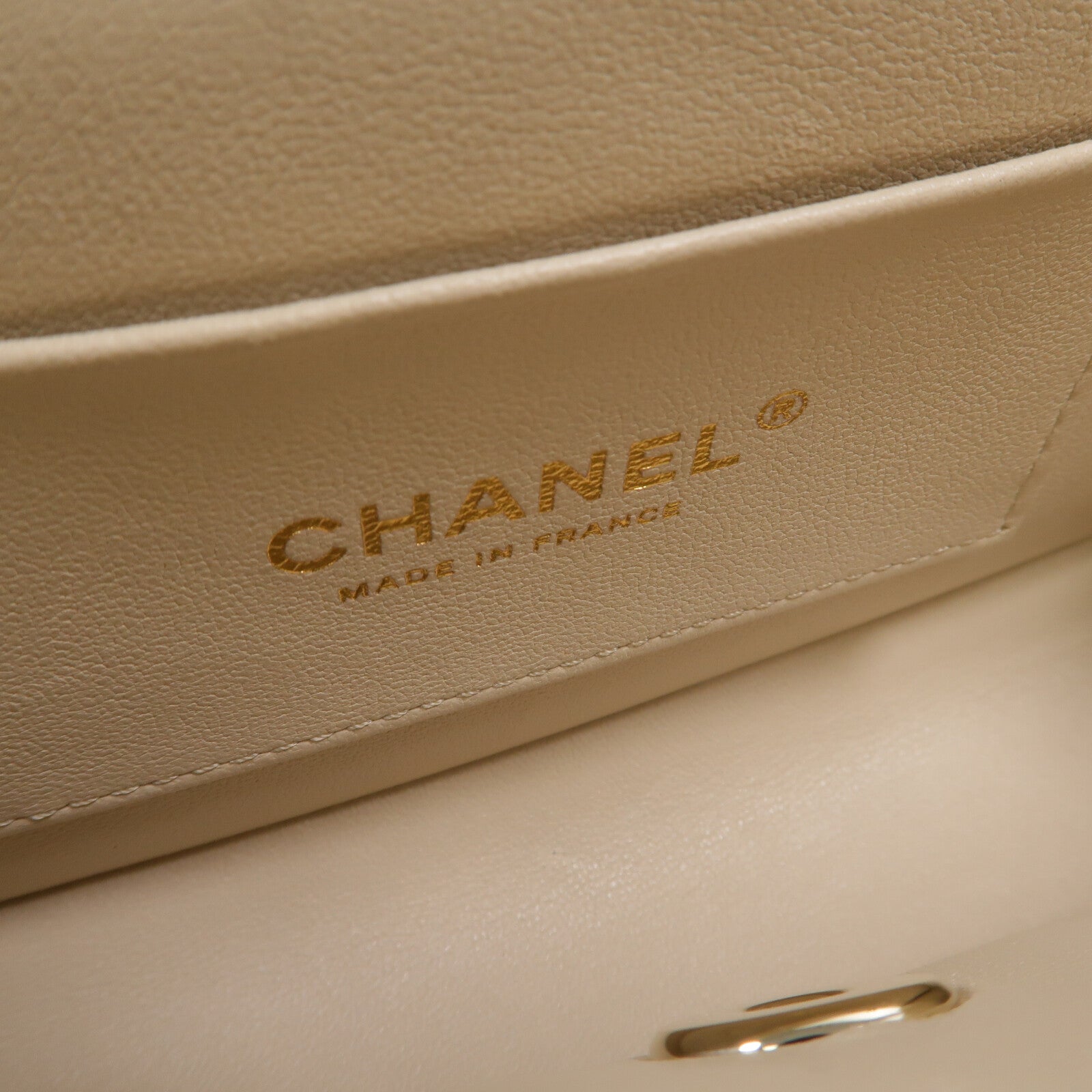 CHANEL 牛皮皮革Flap Bag With Top Handle手挽肩背兩用袋