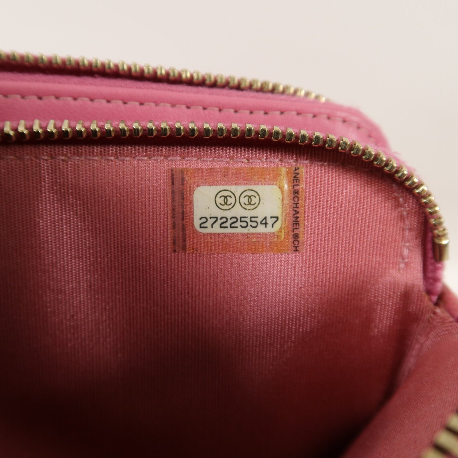 CHANEL 牛皮皮革Boy Double Zip Woc鏈帶肩背袋