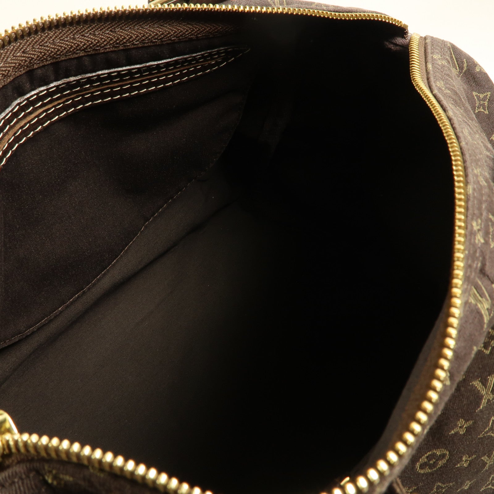 LOUIS VUITTON Monogram Mini Lin Speedy 30金扣手挽袋