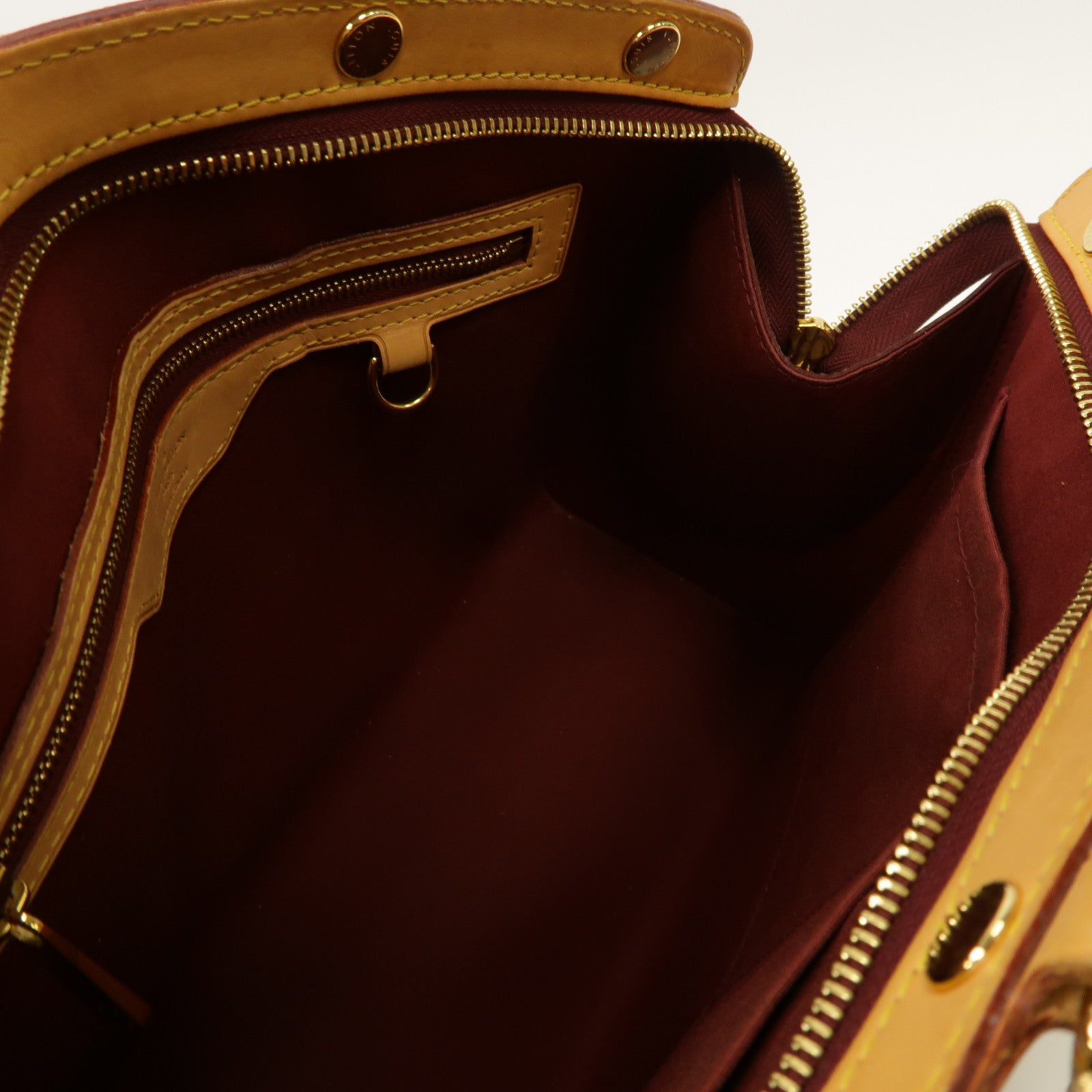 LOUIS VUITTON 【激減優惠】Monogram Vernis Brea MM金扣手挽肩背兩用袋紅色