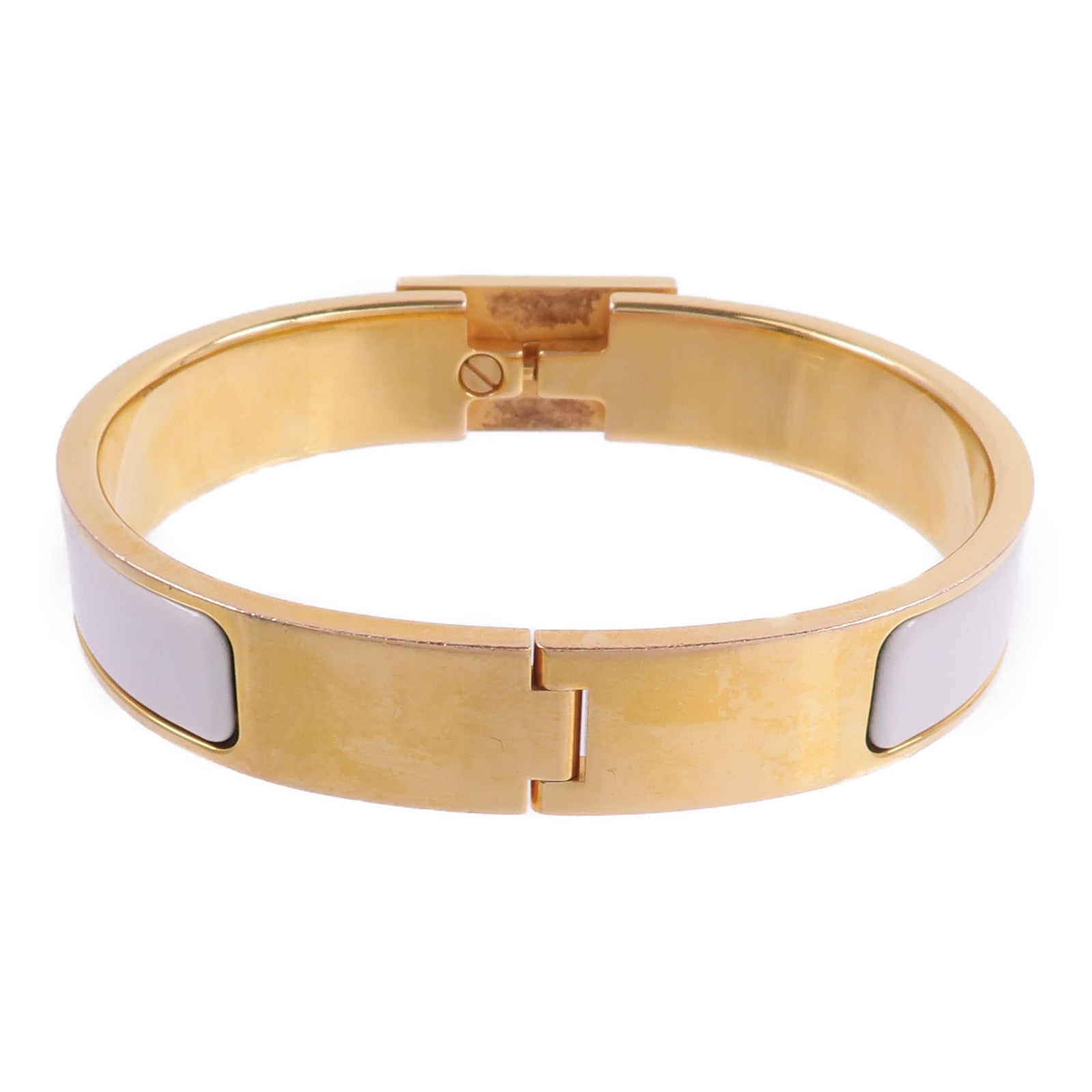 HERMES 金屬/琺瑯Clic Anneau Bracelet手鐲