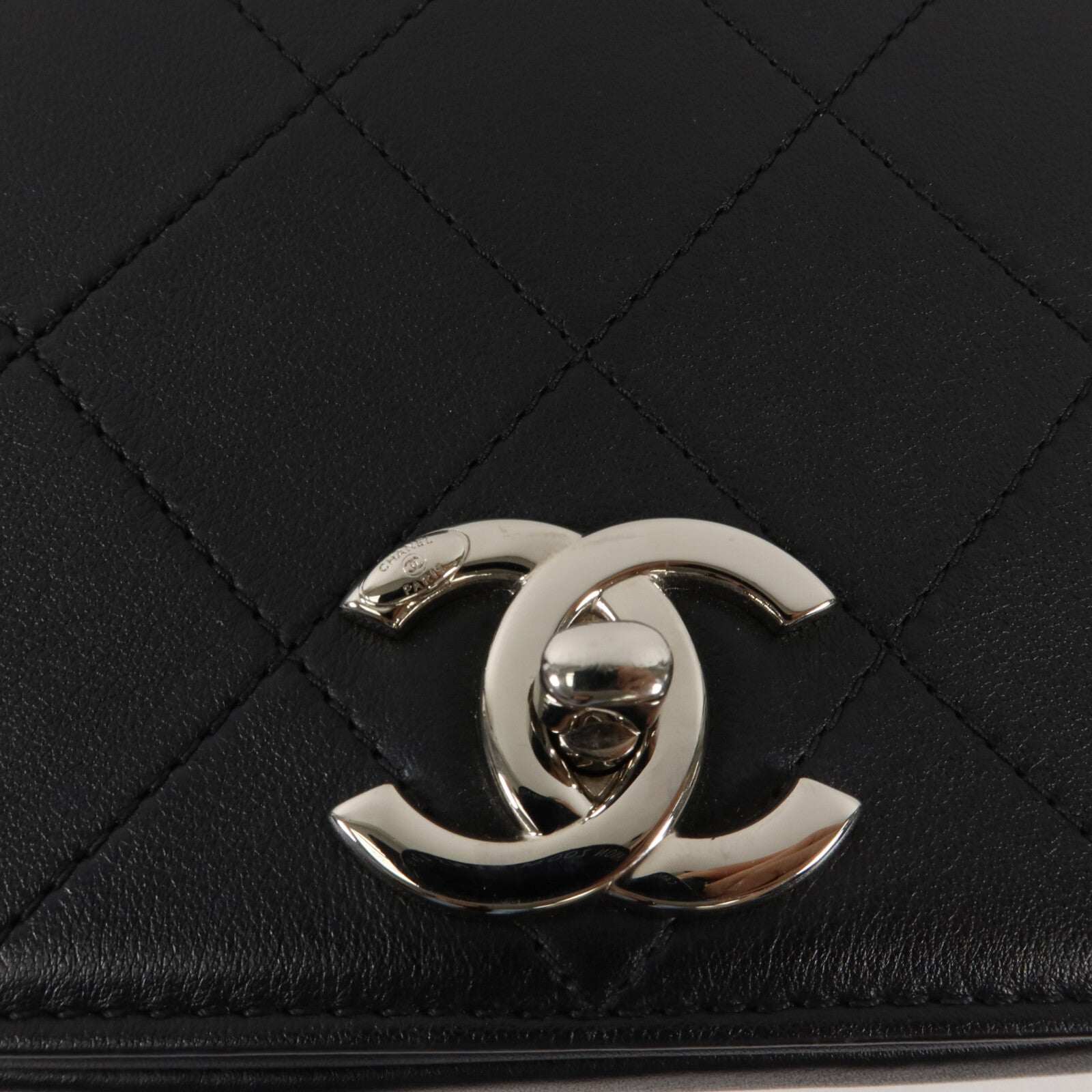 CHANEL 牛皮皮革Shoulder Bag鏈帶手挽肩背兩用袋