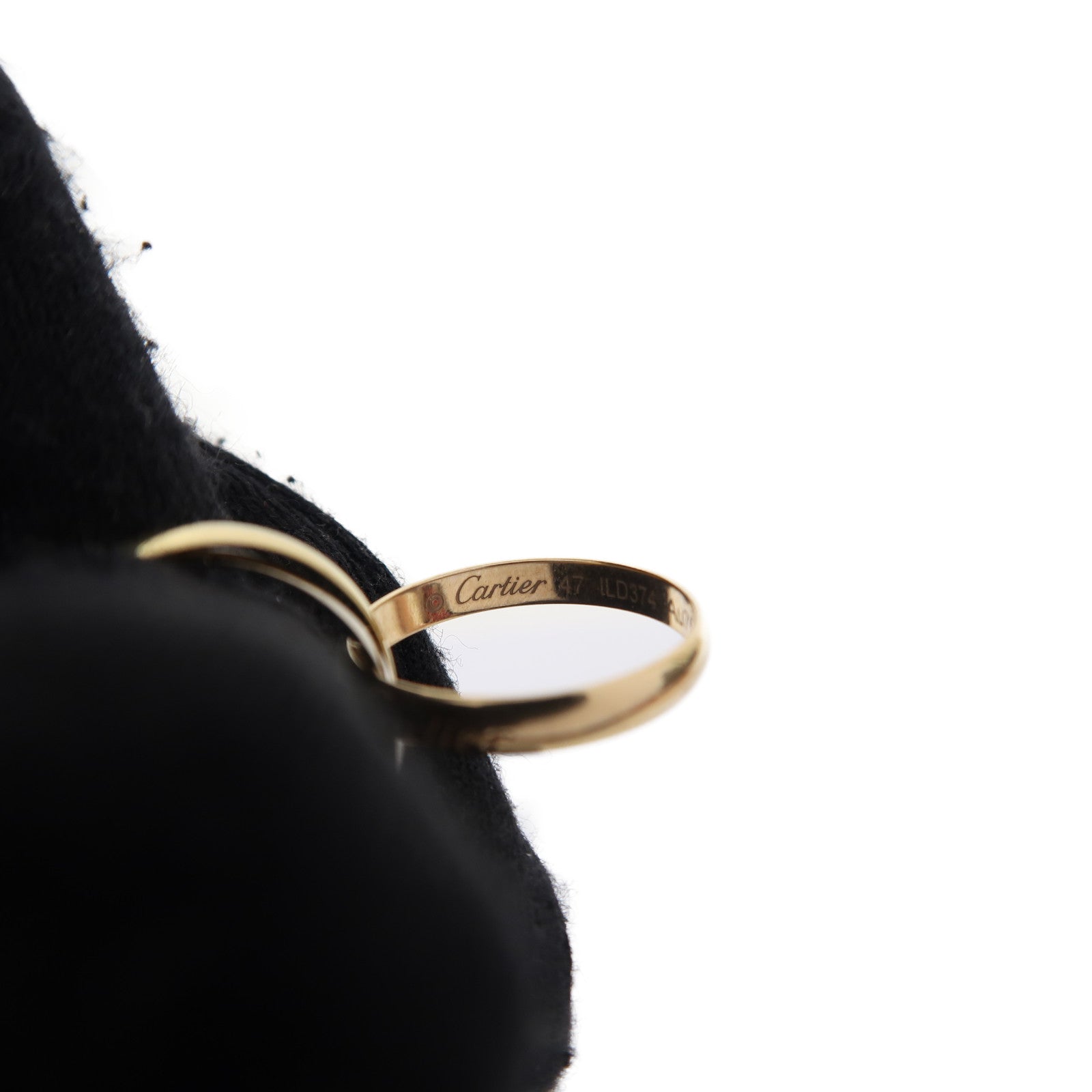CARTIER 18K金/白金/玫瑰金Trinity戒指US#4.25 #47