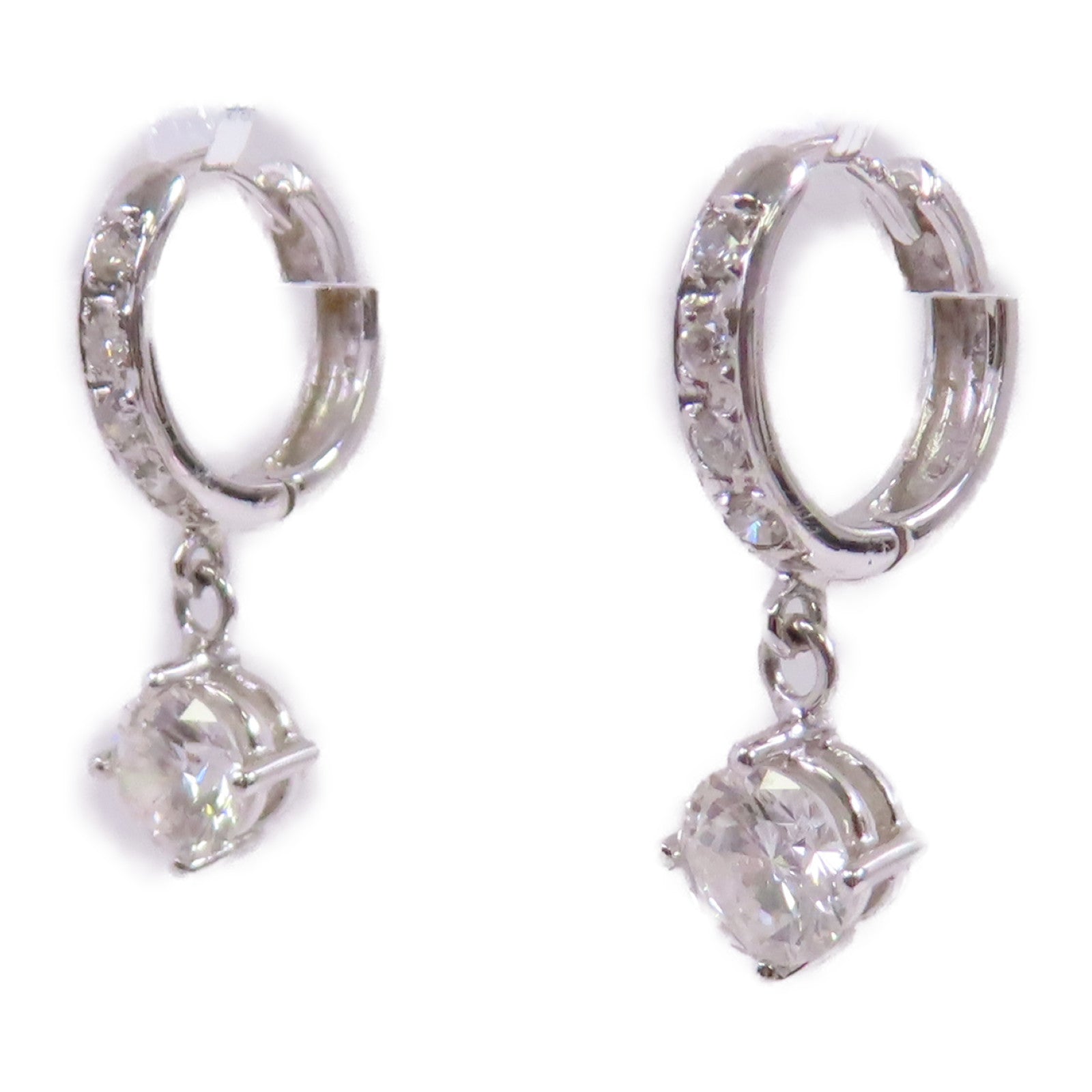 JEWELRY 【激減優惠】18K白金/鑽石Diamond Earrings耳環