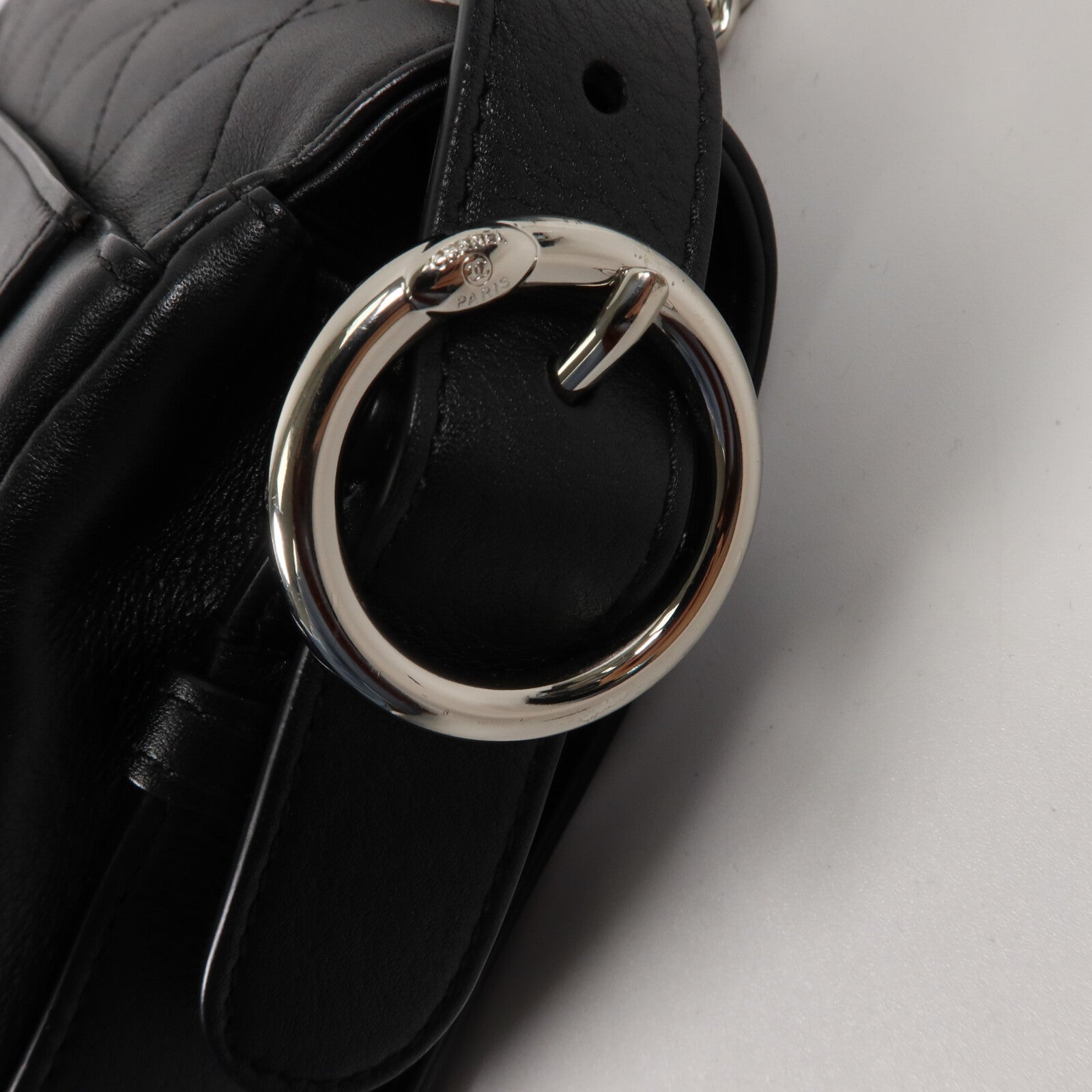 CHANEL 牛皮皮革Shoulder Bag鏈帶手挽肩背兩用袋
