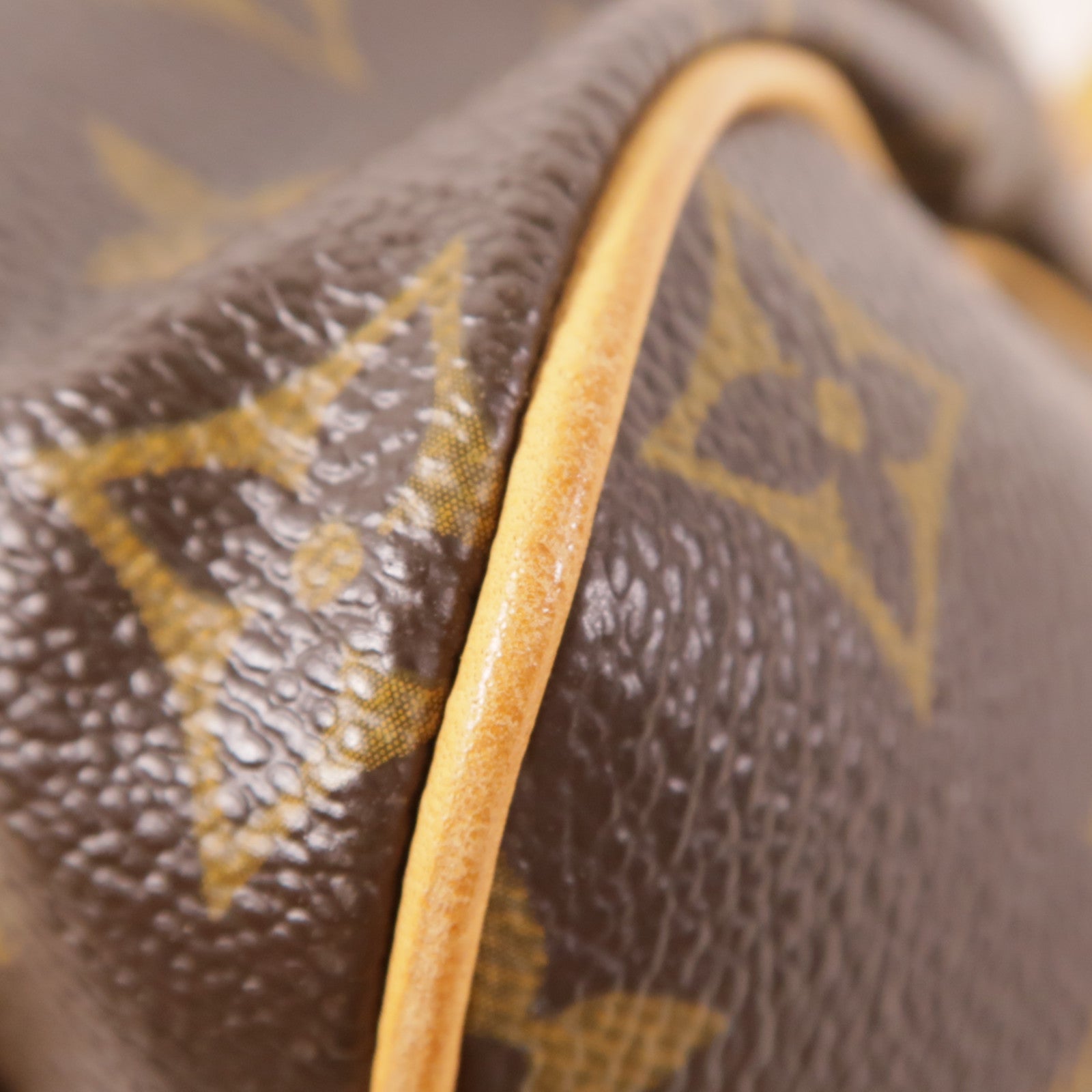LOUIS VUITTON Monogram Tivoli GM金扣肩背袋棕色