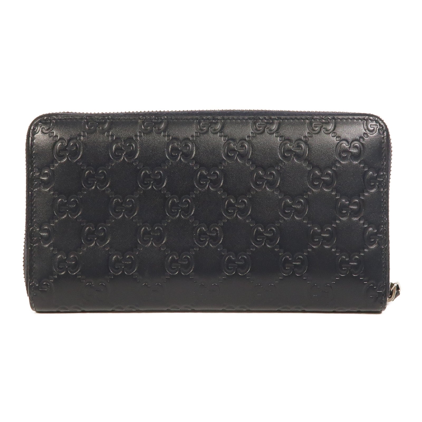 GUCCI 牛皮皮革Guccissima Long Wallet銀扣長錢包