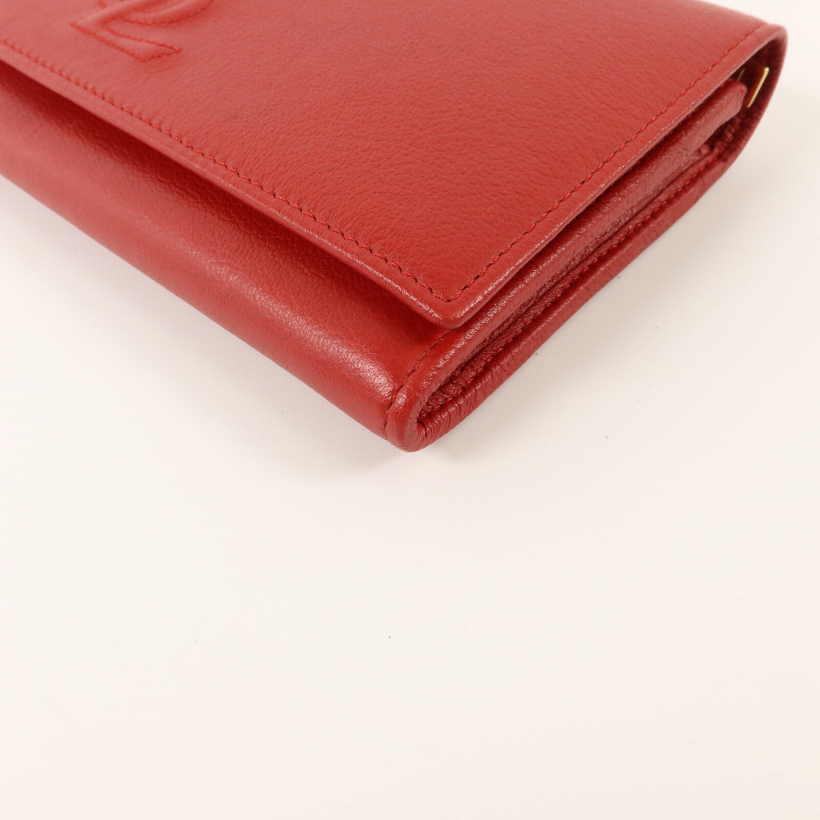 YVES SAINT LAURENT 牛皮皮革Long Wallet長錢包