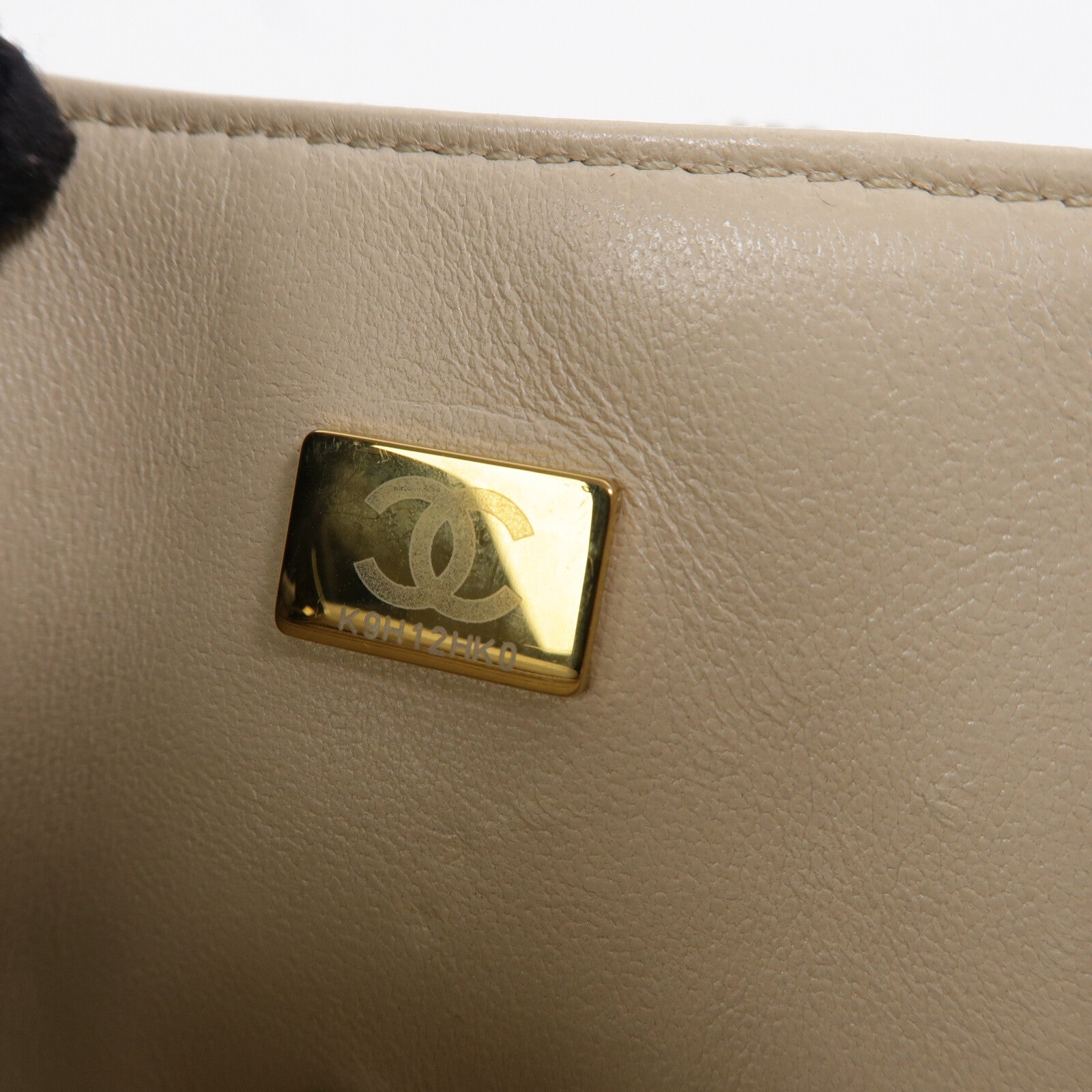 CHANEL 牛皮皮革Flap Bag With Top Handle手挽肩背兩用袋