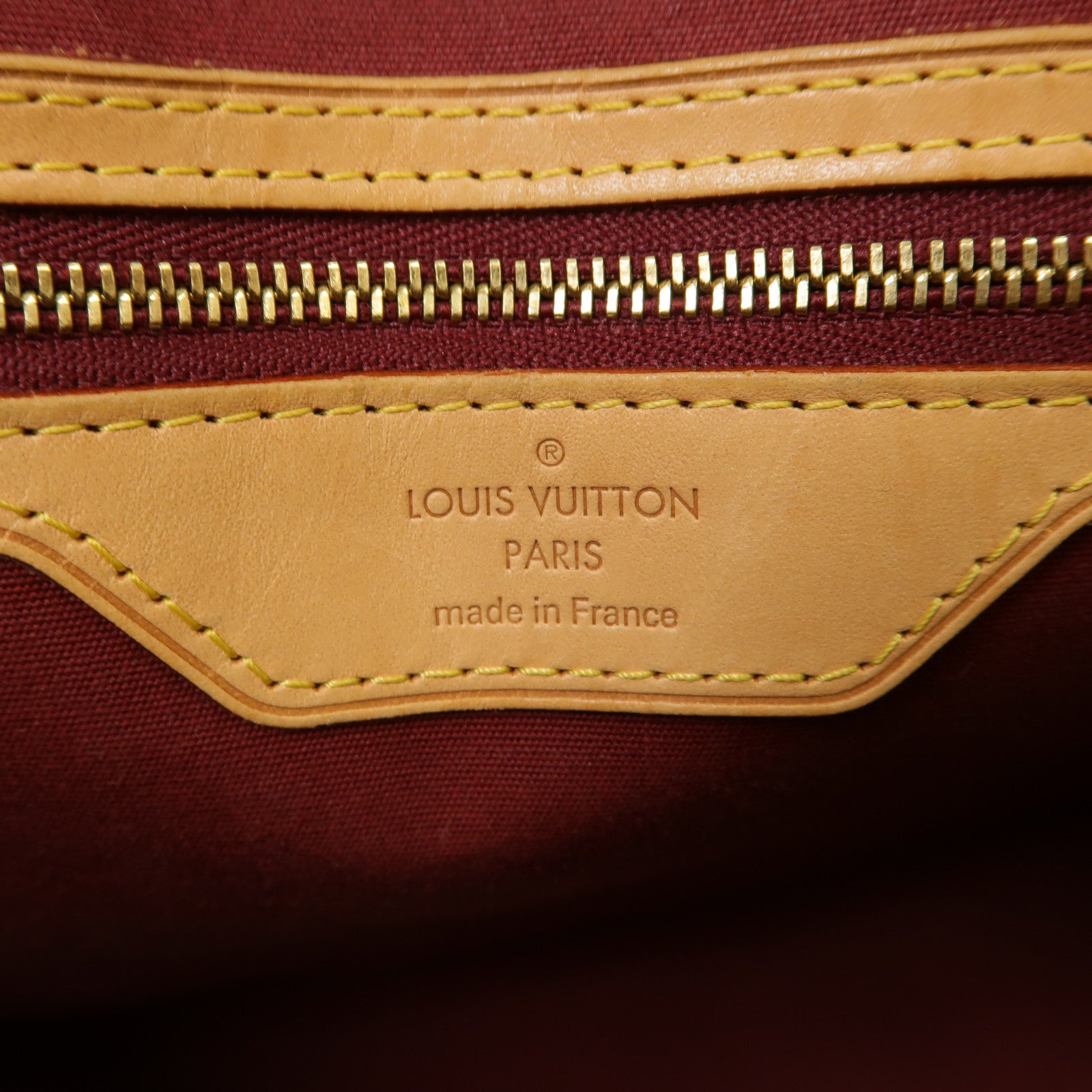 LOUIS VUITTON 【激減優惠】Monogram Vernis Brea MM金扣手挽肩背兩用袋紅色