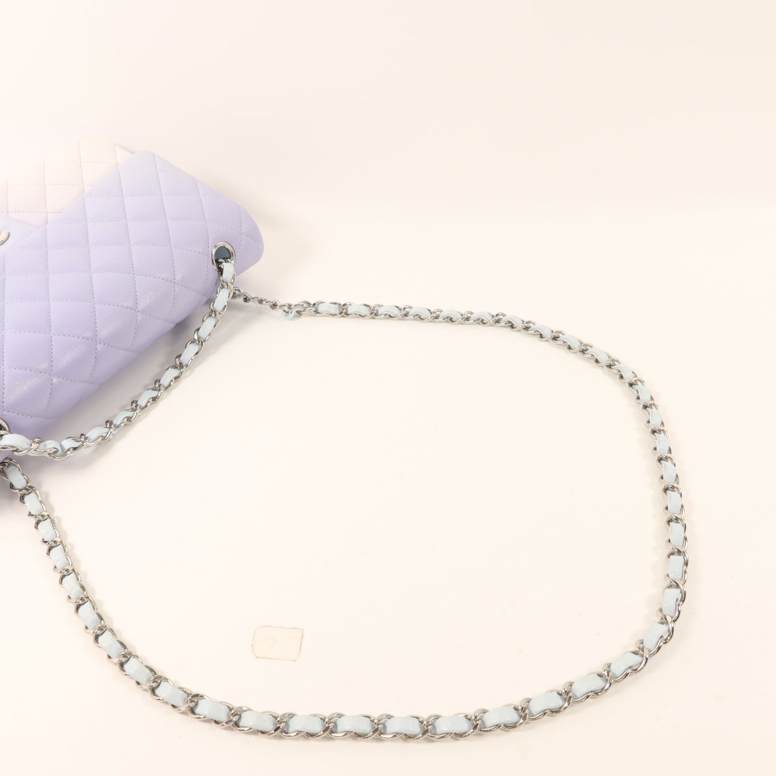 CHANEL 牛皮皮革Classic 25銀扣鏈帶肩背袋