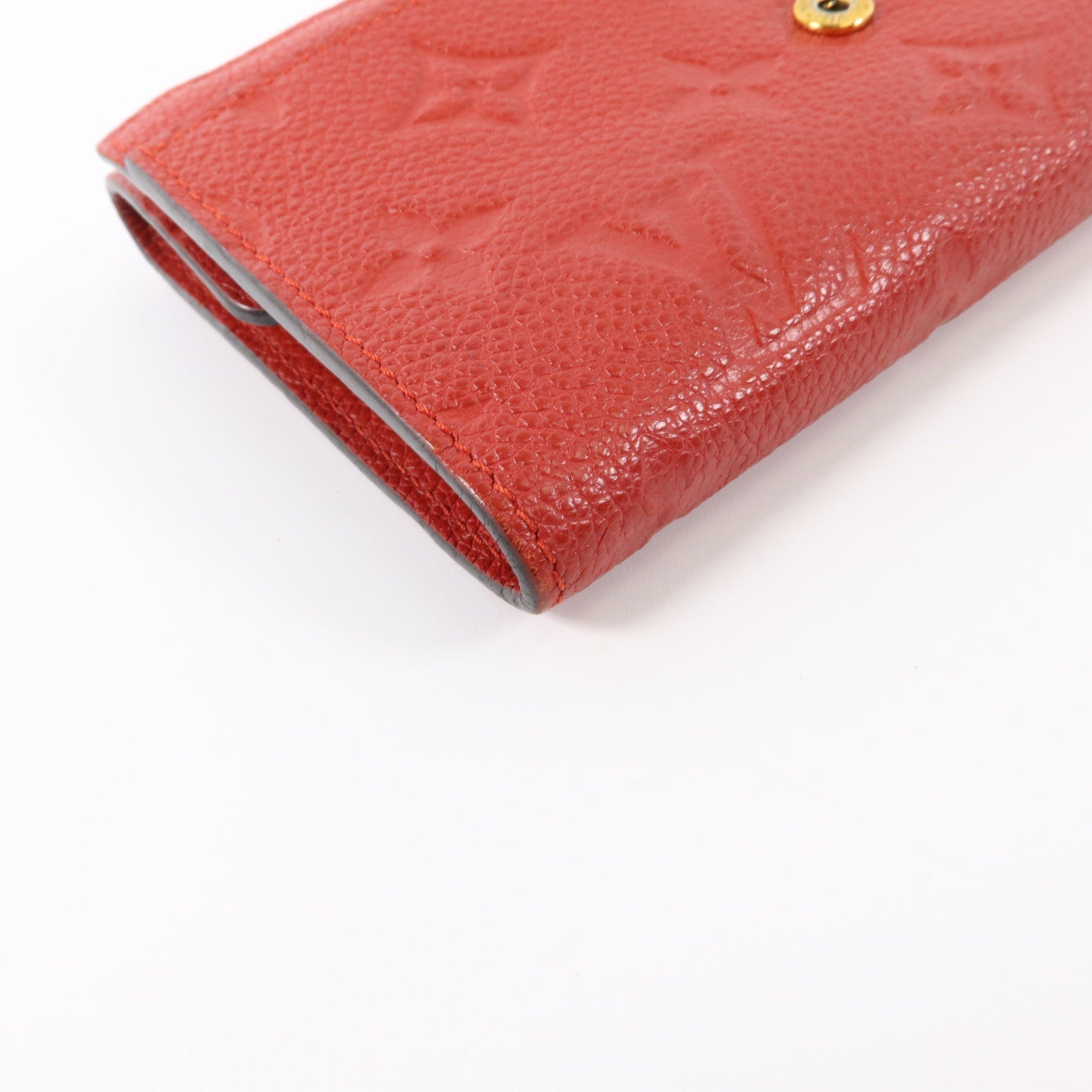LOUIS VUITTON Monogram Empreinte Curieuse Compact金扣錢包