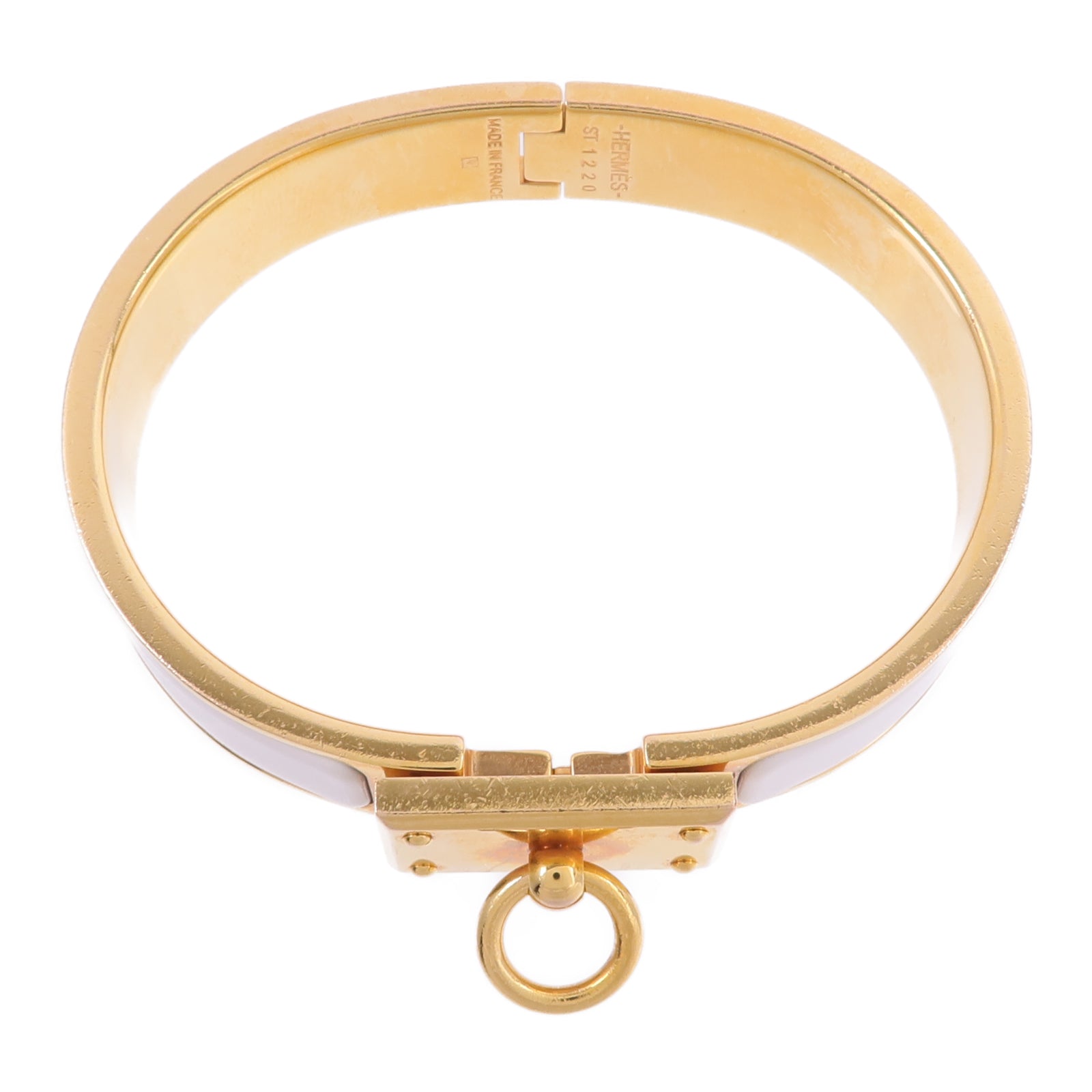HERMES 金屬/琺瑯Clic Anneau Bracelet手鐲