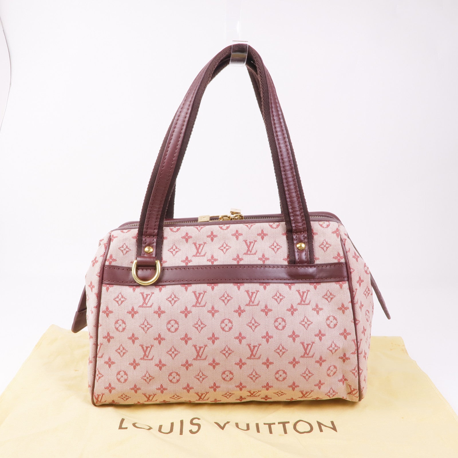 LOUIS VUITTON LV GHW Josephine PM Handbag M92216 Monogram Mini Pink