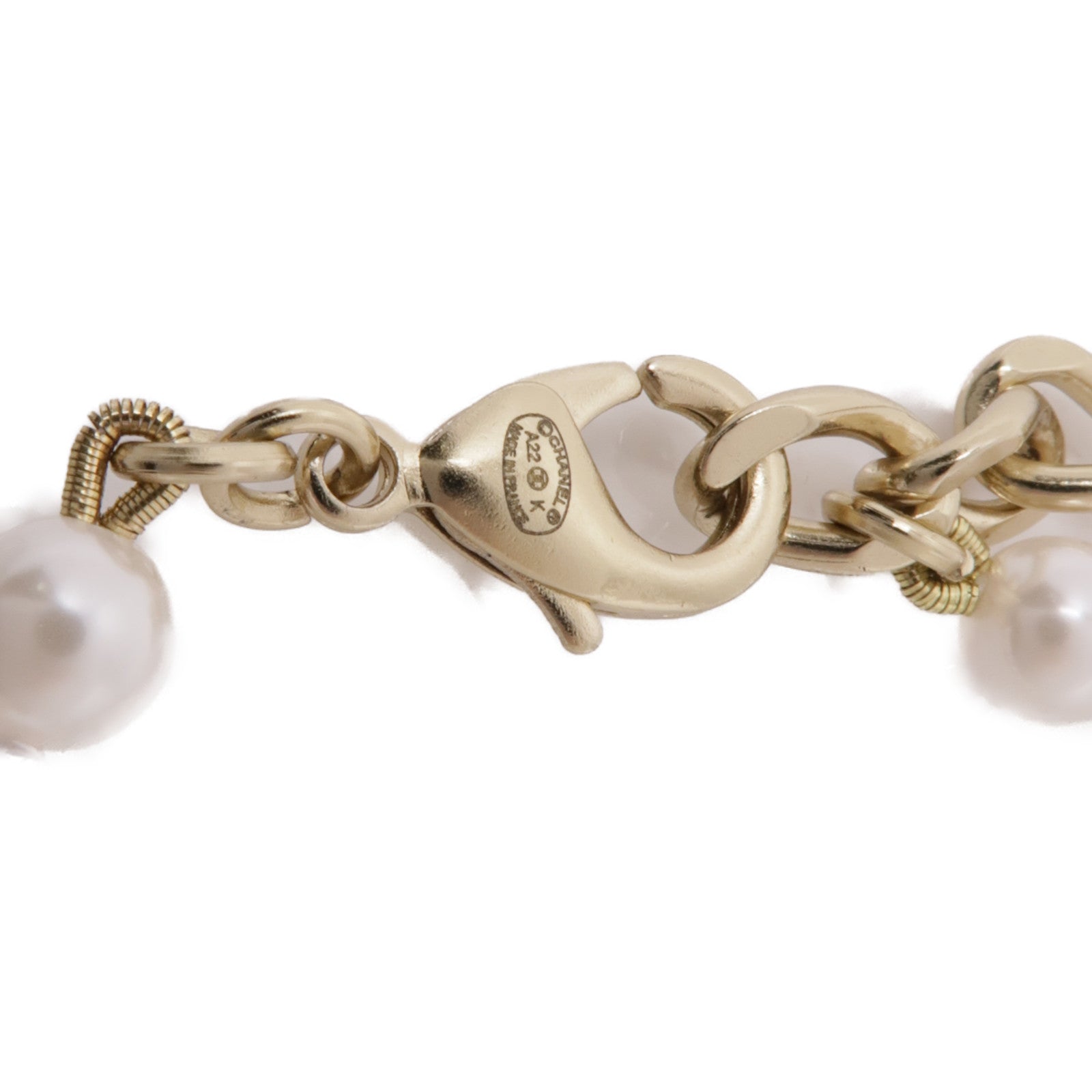 CHANEL 金屬/PVC Necklace項鍊