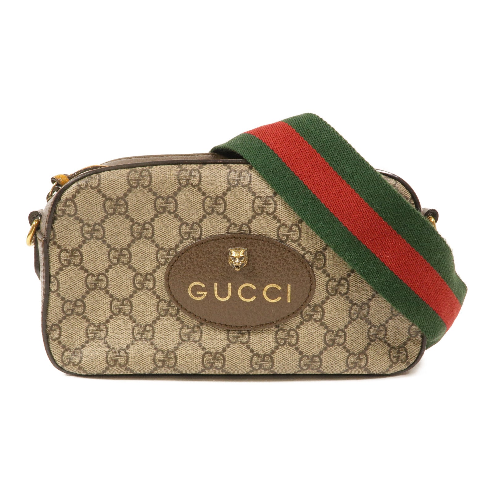GUCCI 塗層帆布Neo Vintage GG Supreme肩背袋
