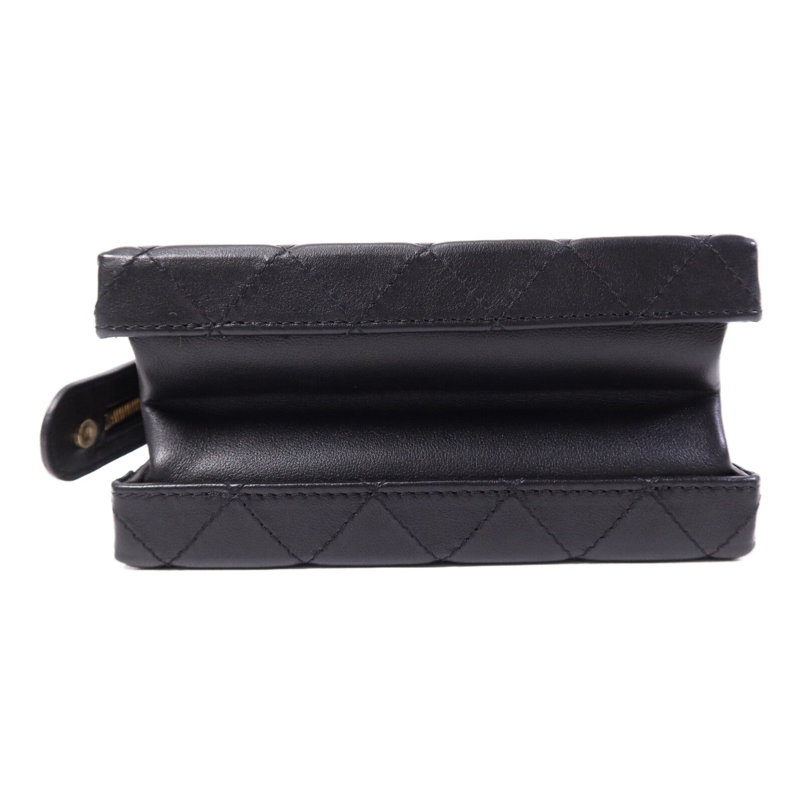 CHANEL 牛皮皮革Vanity Case金扣手挽肩背兩用袋