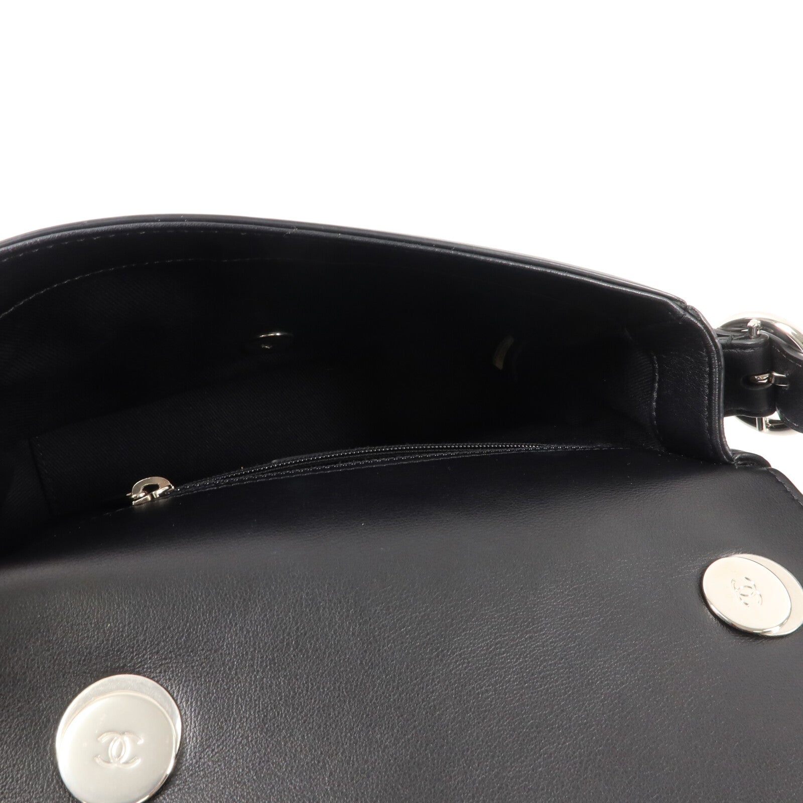 CHANEL 牛皮皮革Shoulder Bag鏈帶手挽肩背兩用袋