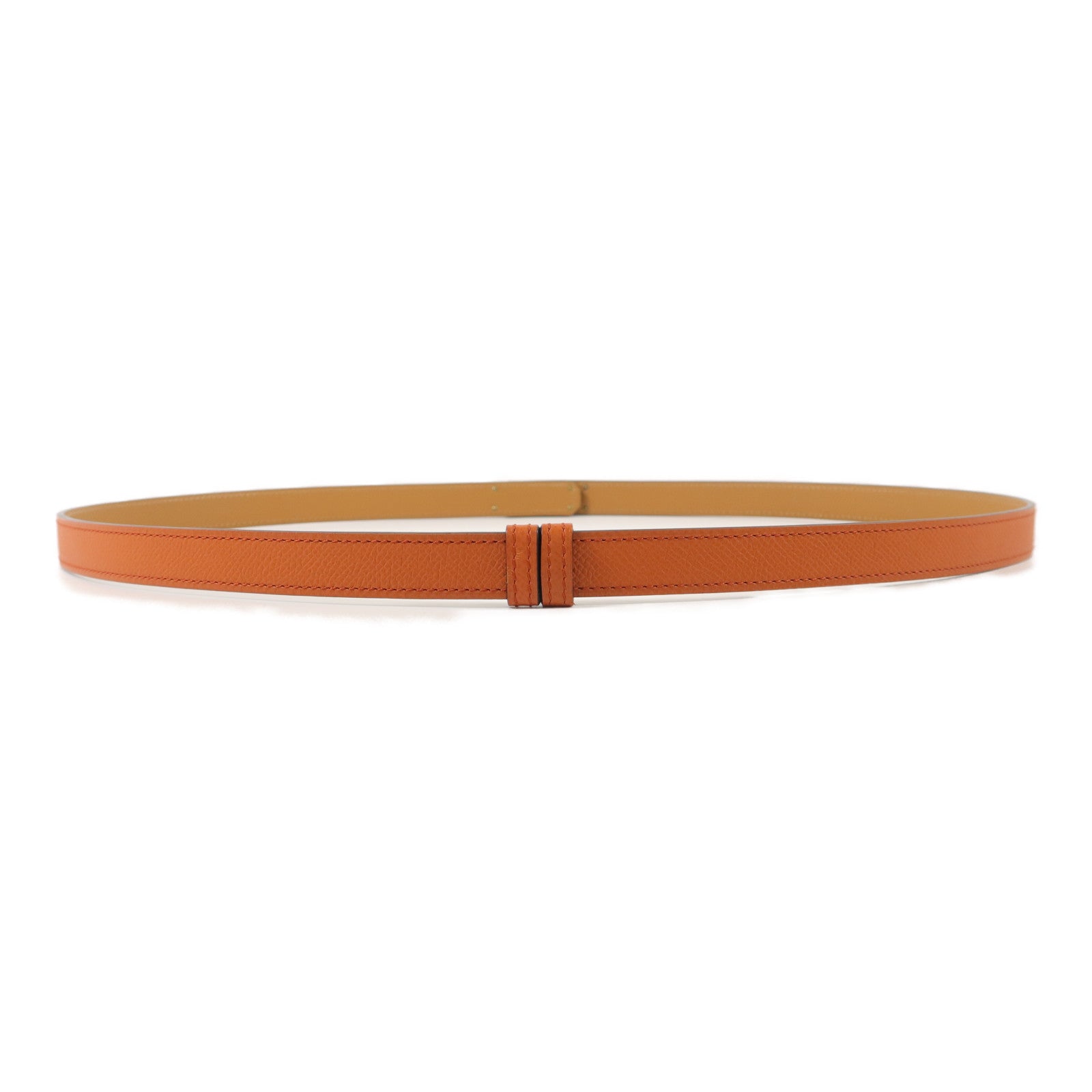 HERMES Epsom皮革Kelly 18 Belt皮帶Terre Battue