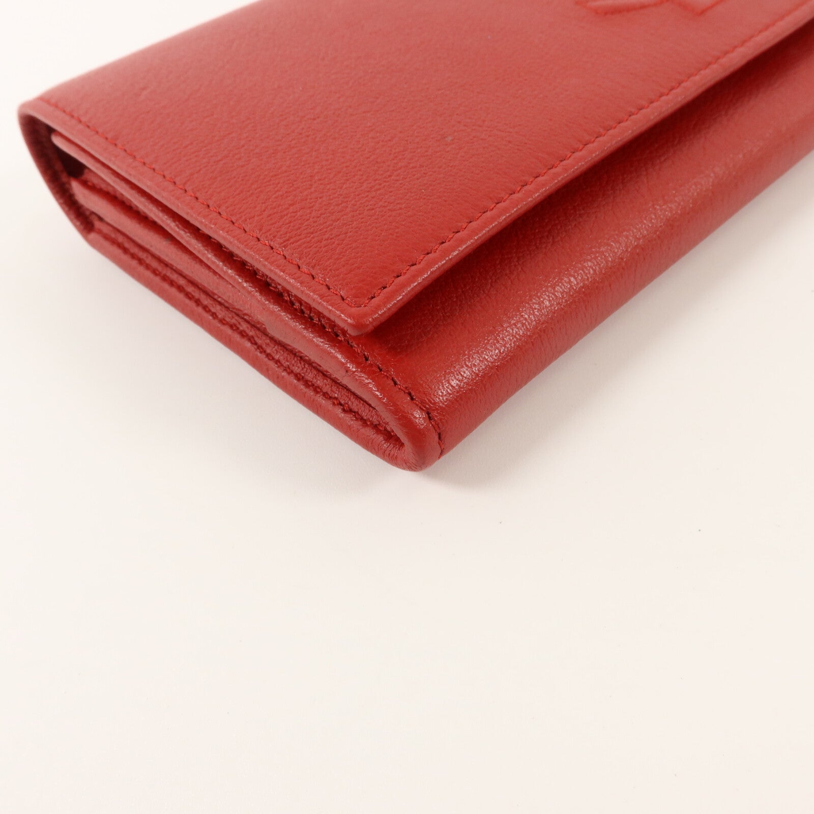 YVES SAINT LAURENT 牛皮皮革Long Wallet長錢包