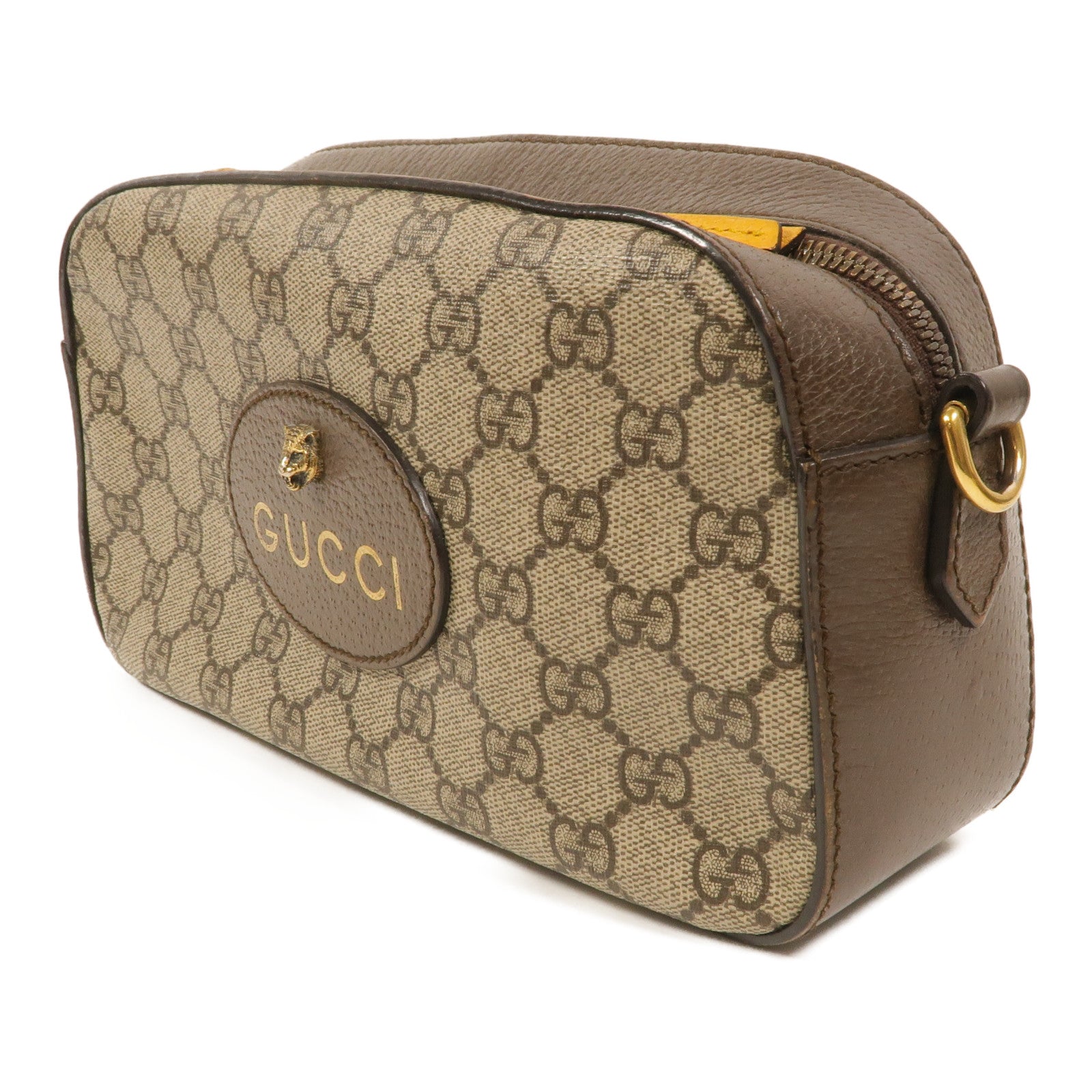 GUCCI 塗層帆布Neo Vintage GG Supreme肩背袋
