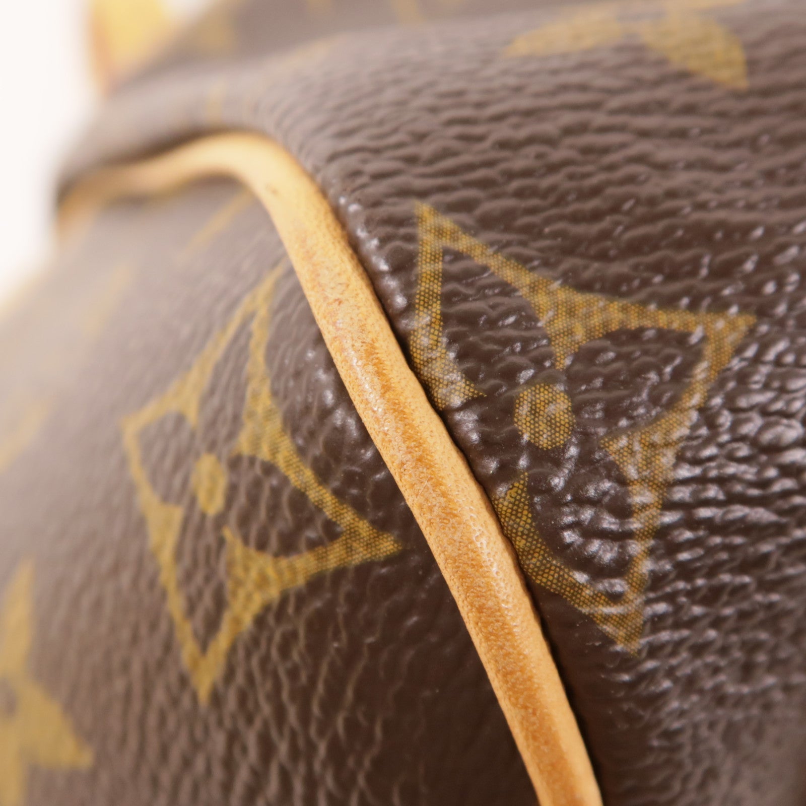 LOUIS VUITTON Monogram Tivoli GM金扣肩背袋棕色
