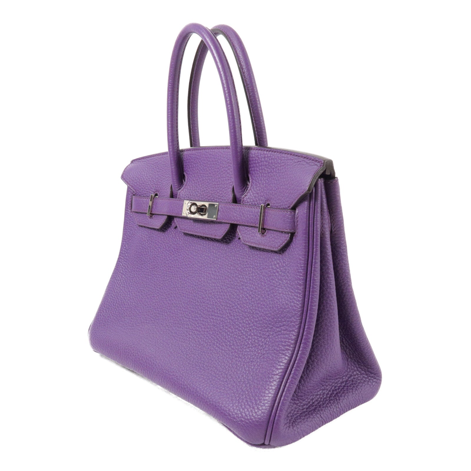 HERMES Togo皮革Birkin 30手挽袋Anemone