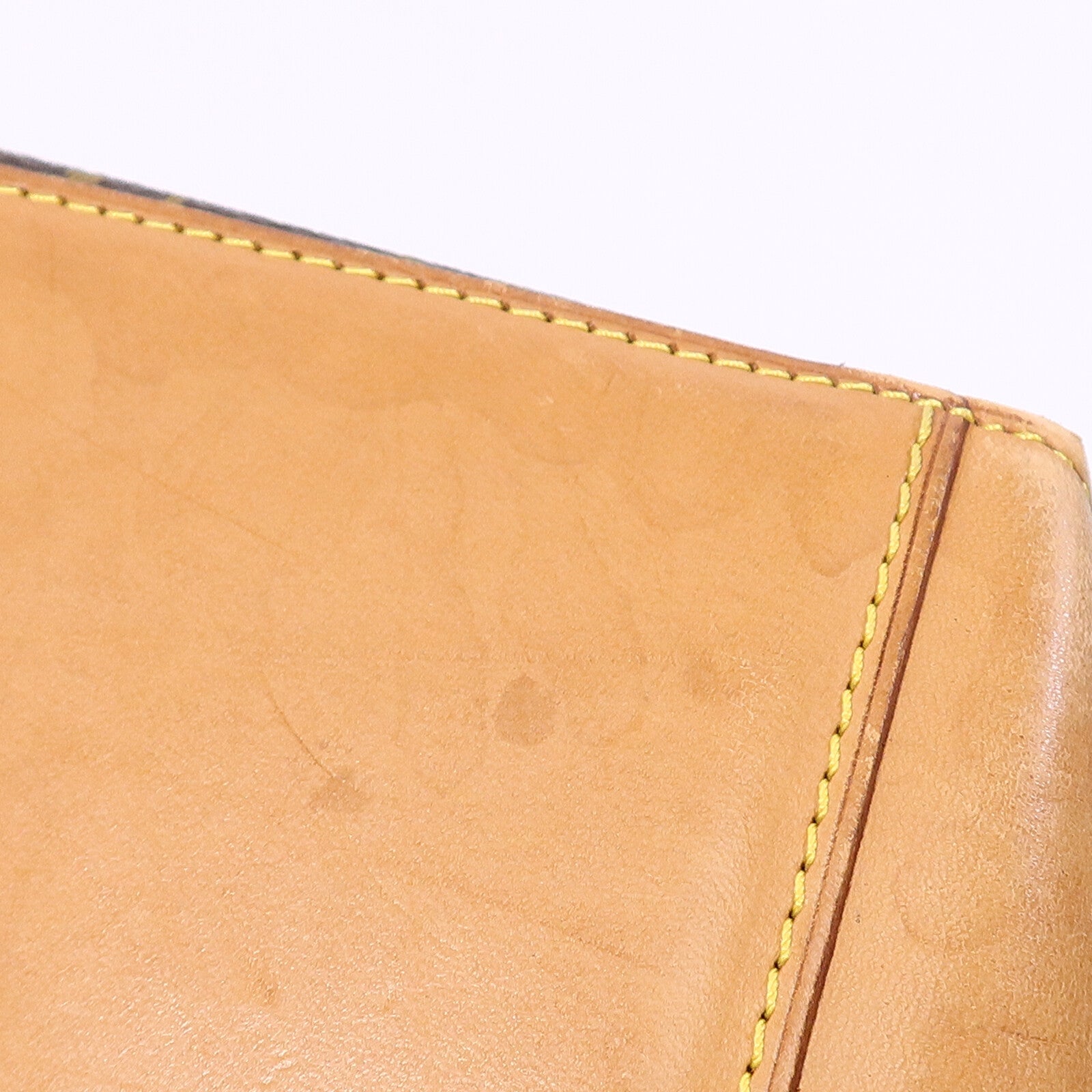 LOUIS VUITTON Monogram Cabas Mezzo金扣肩背袋棕色
