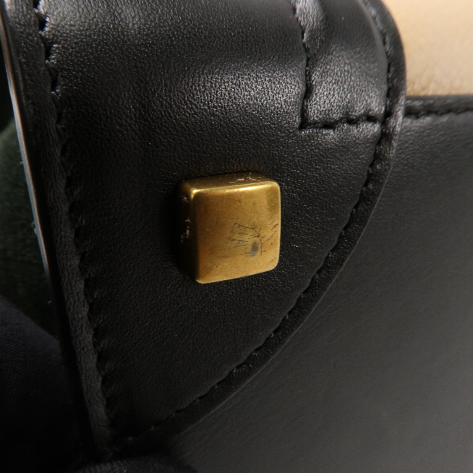 CELINE 牛皮/麂皮皮革Mirco Luggage手挽袋