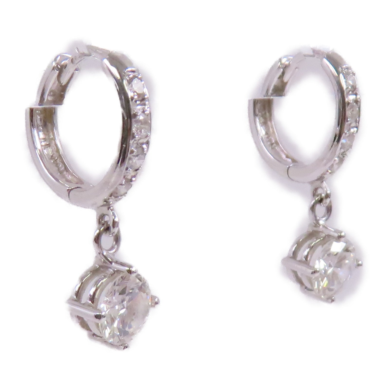 JEWELRY 【激減優惠】18K白金/鑽石Diamond Earrings耳環